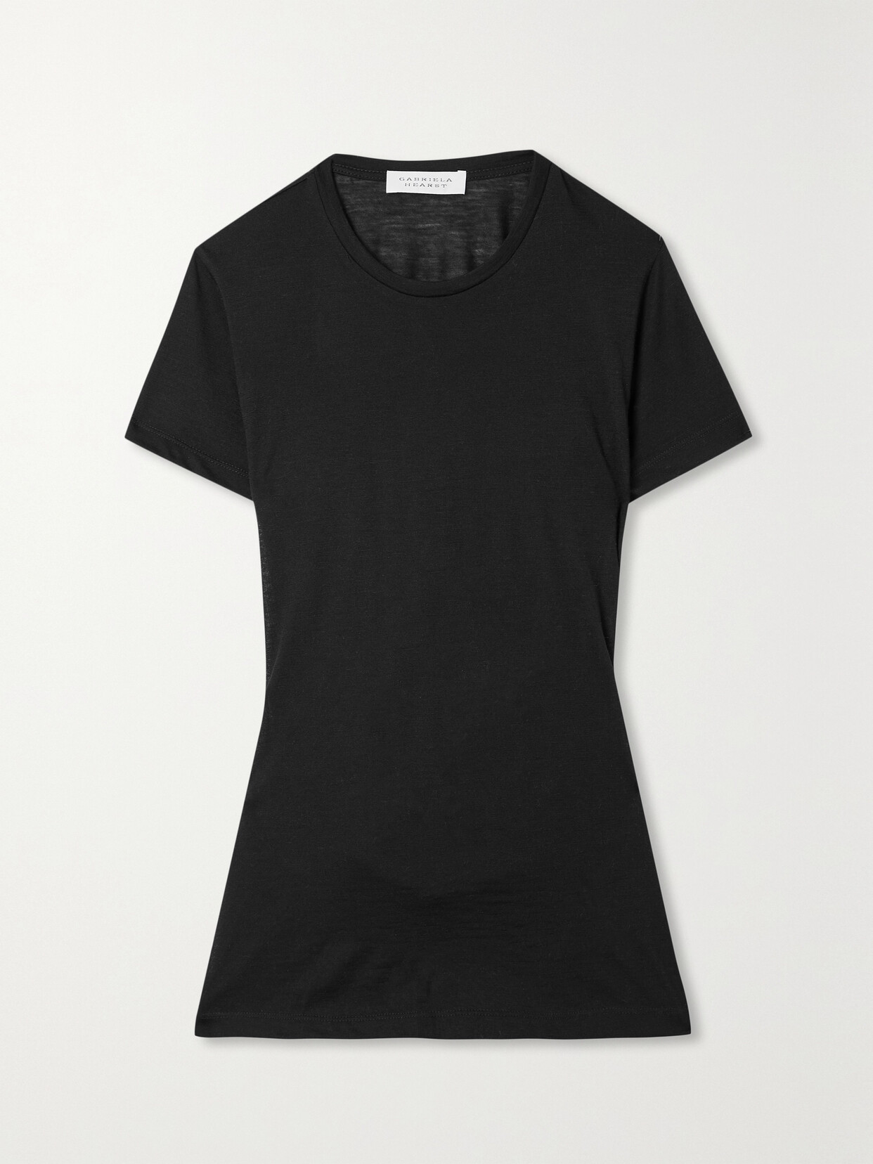 Gabriela Hearst Marc Cutout Cashmere T-shirt - Black