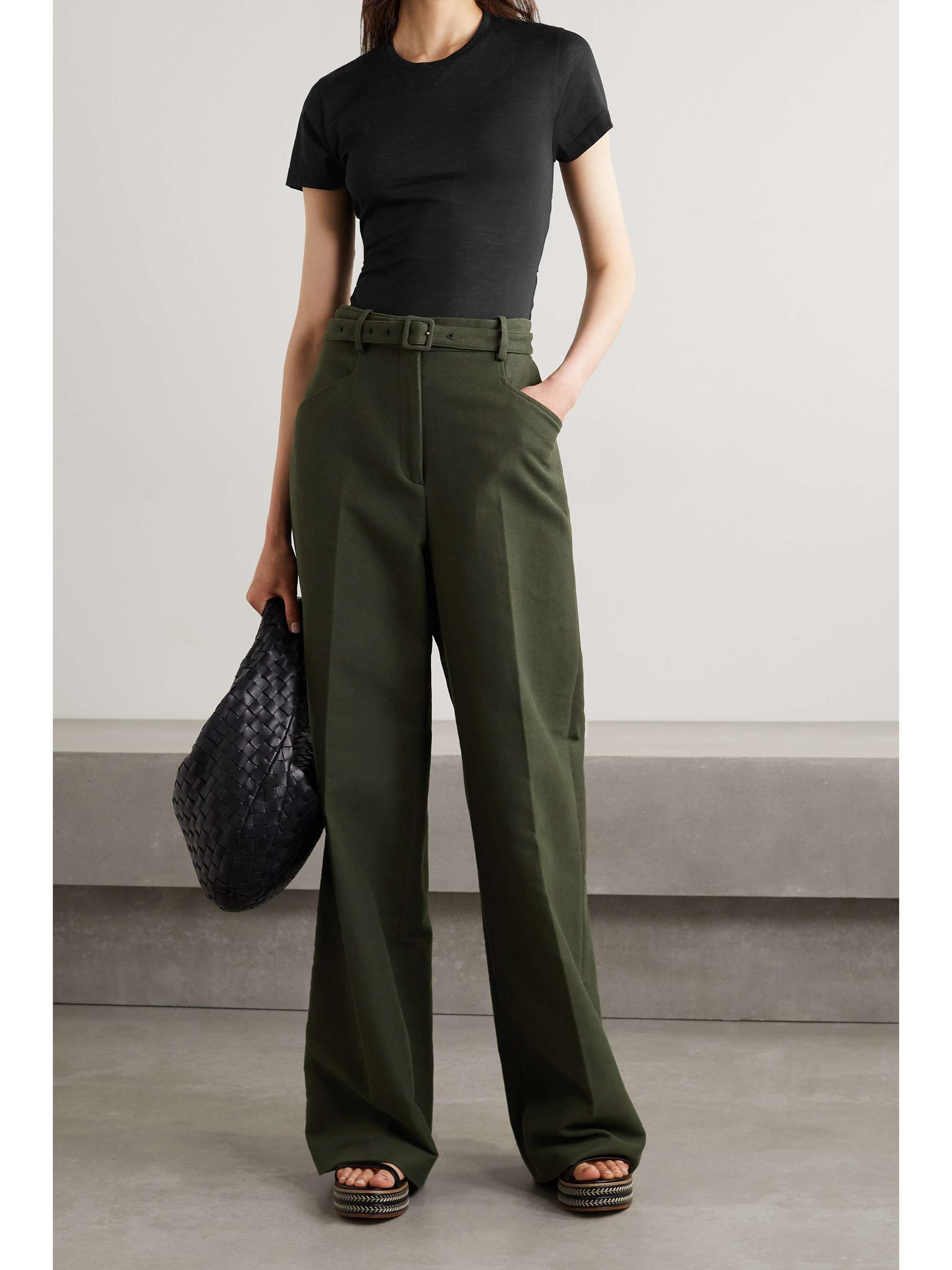 GABRIELA HEARST Marc cutout cashmere T-shirt