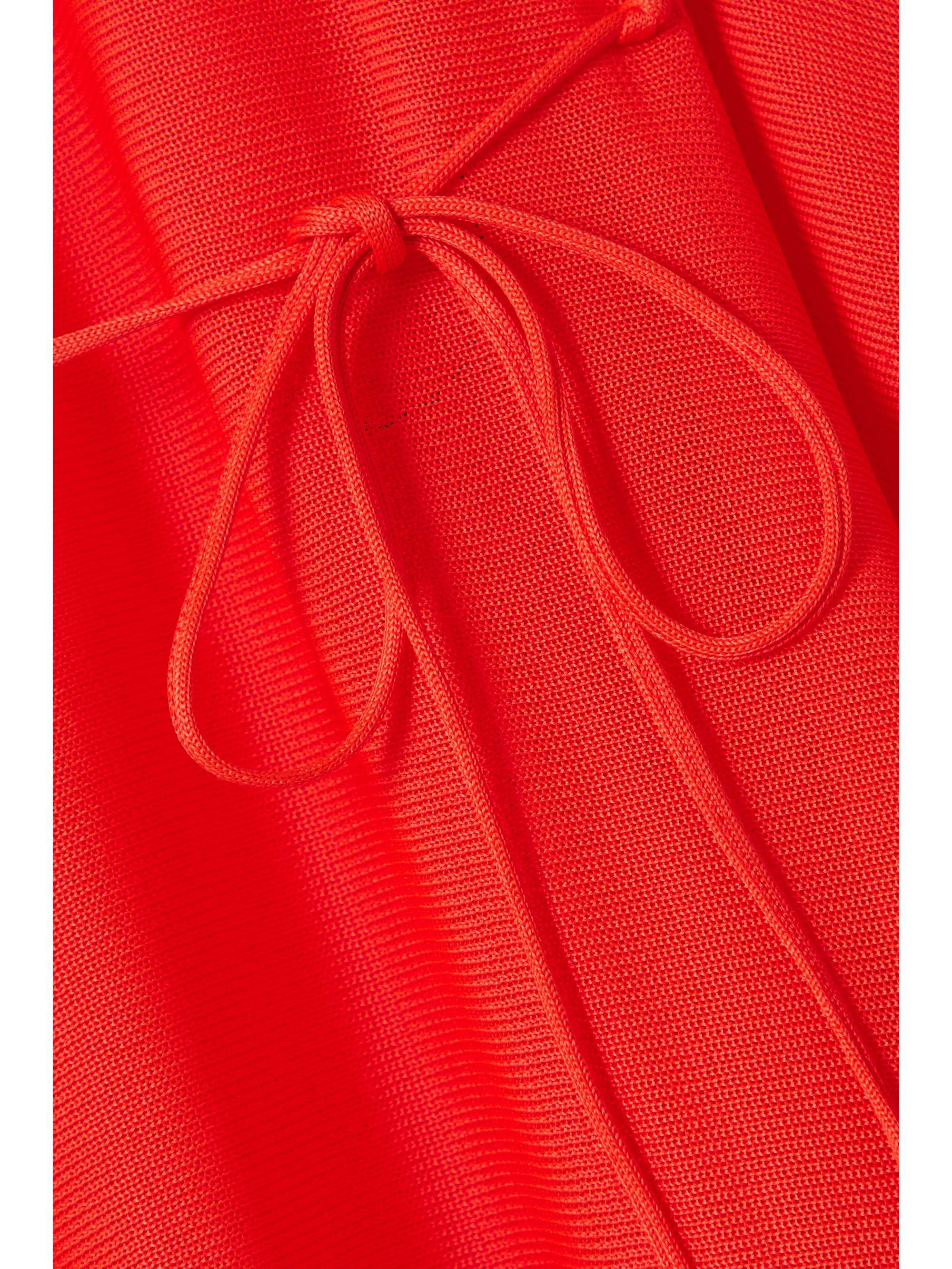 VICTORIA BECKHAM Open-back knitted maxi dress