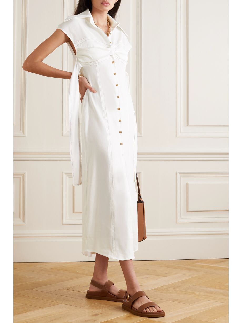 maxi shirt dress