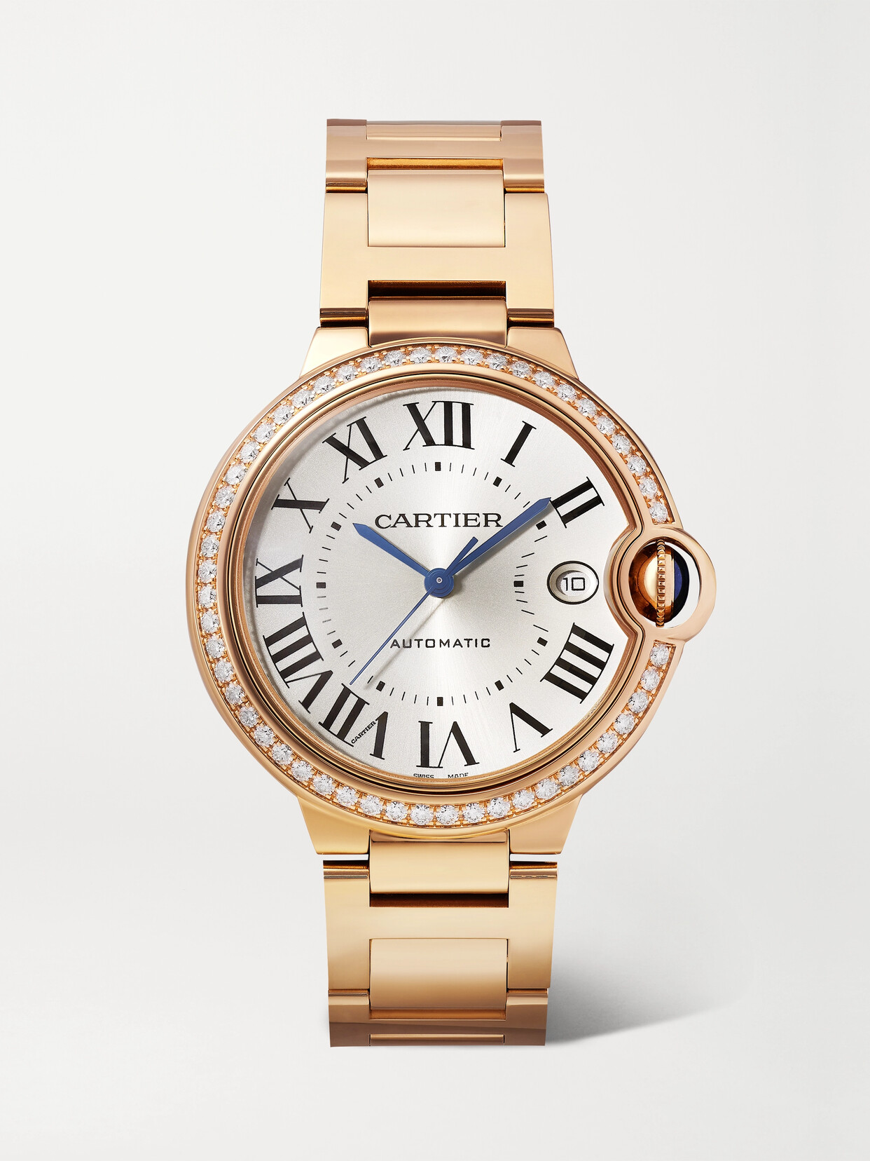 Cartier Ballon Bleu De  Automatic 40mm 18-karat Pink Gold And Diamond Watch