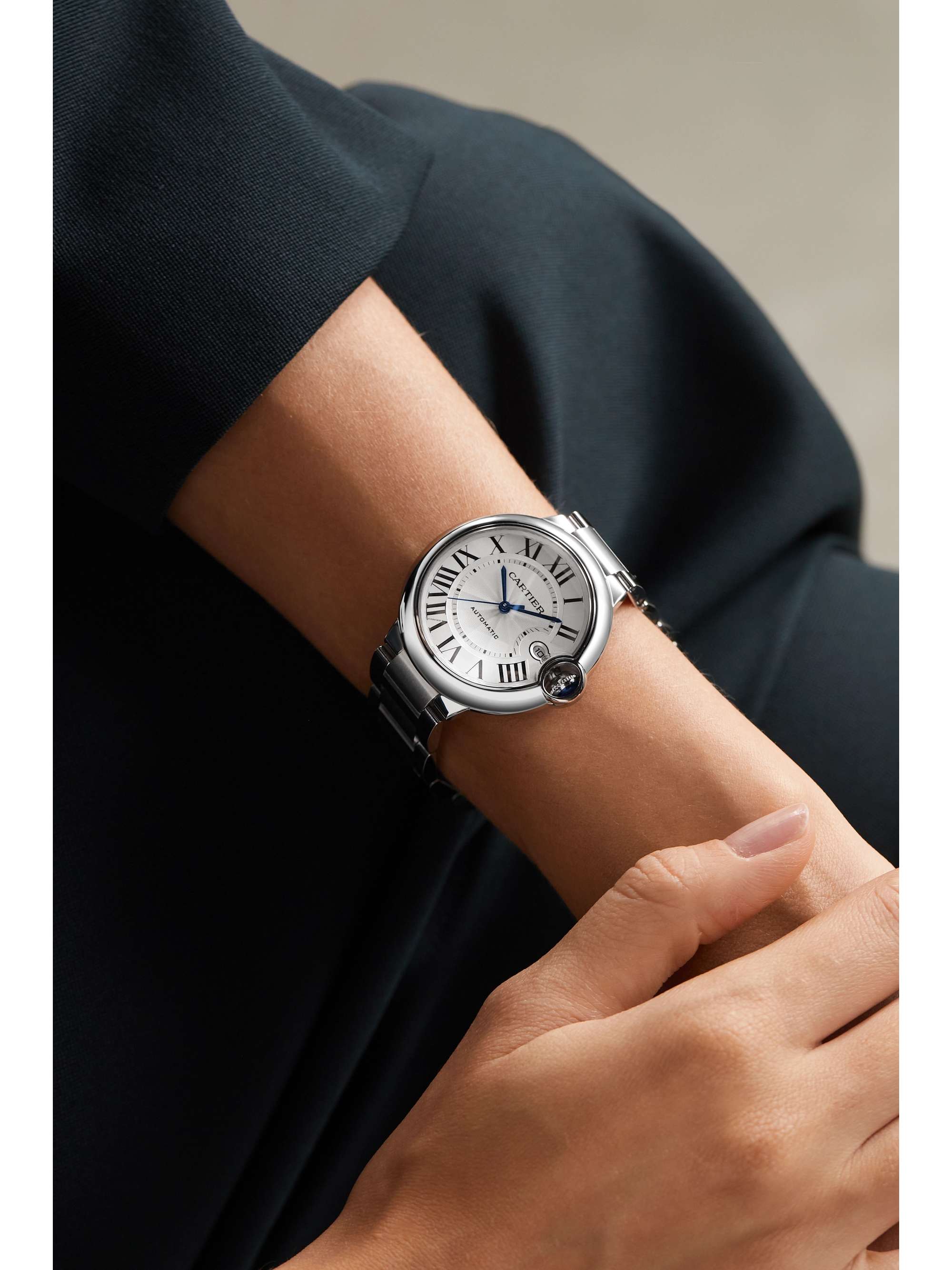 CARTIER Ballon Bleu de Cartier Automatic 39mm stainless steel watch