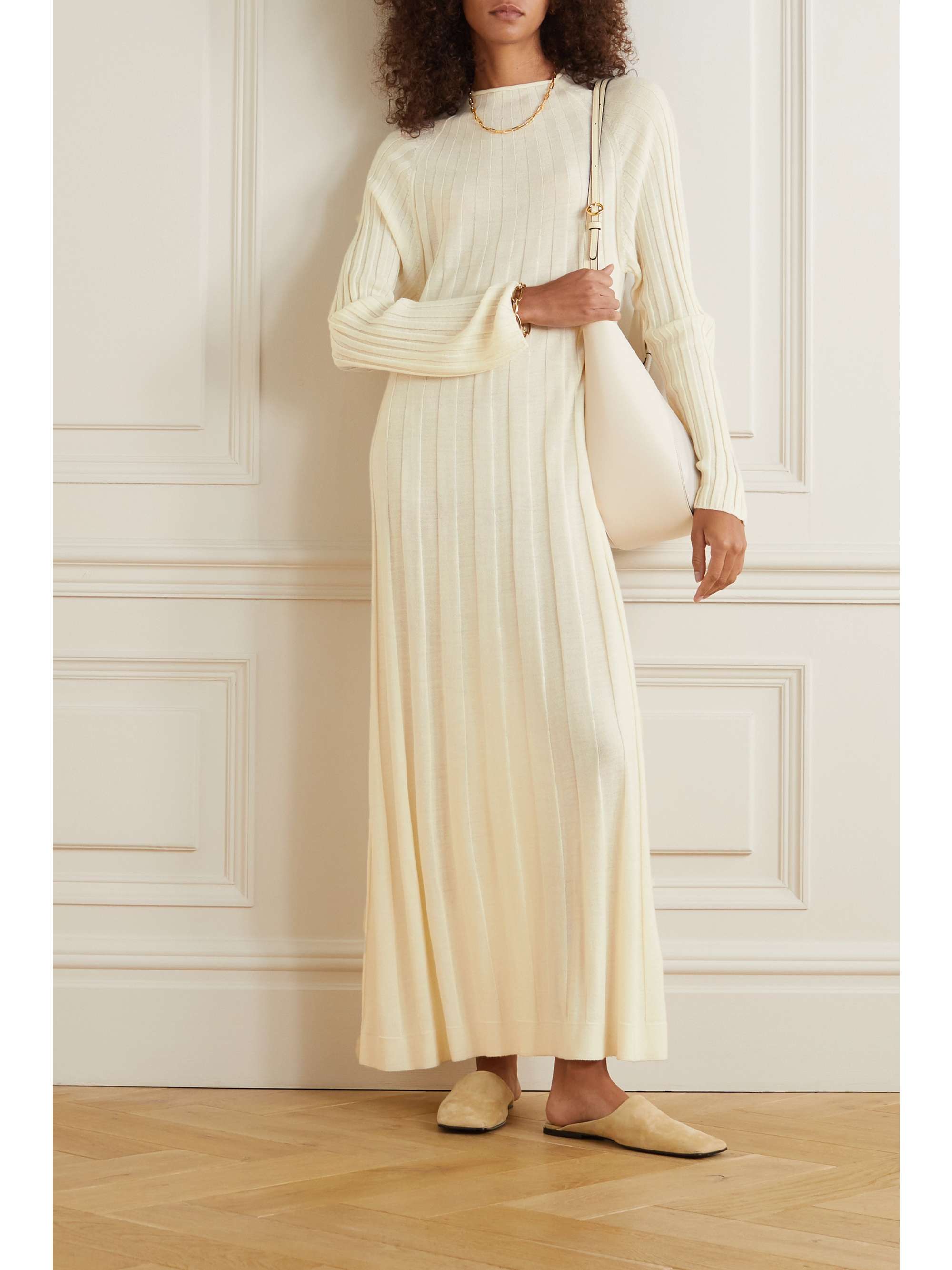 wool maxi dress