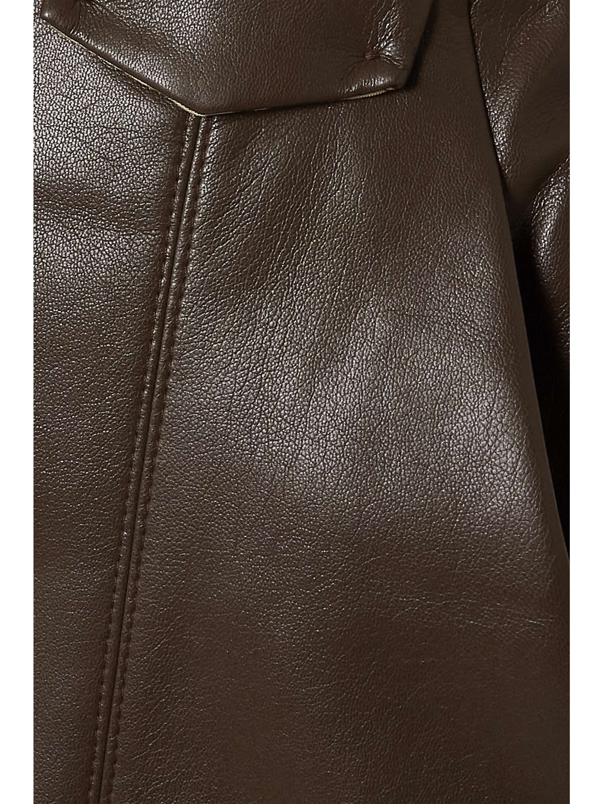 vegan leather wide leg pants