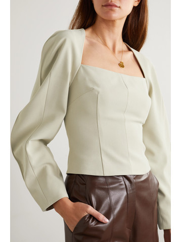 Nanushka + NET SUSTAIN Harini recycled cady top