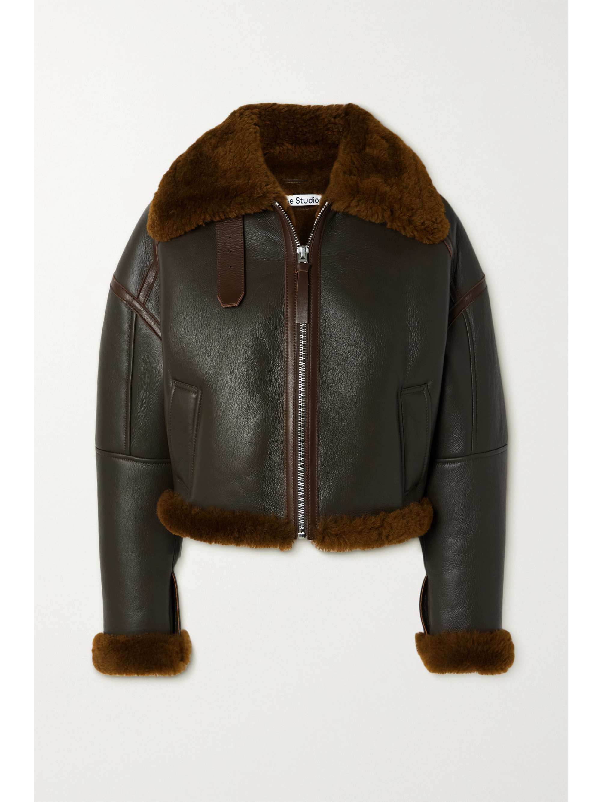 aviator teddy coat