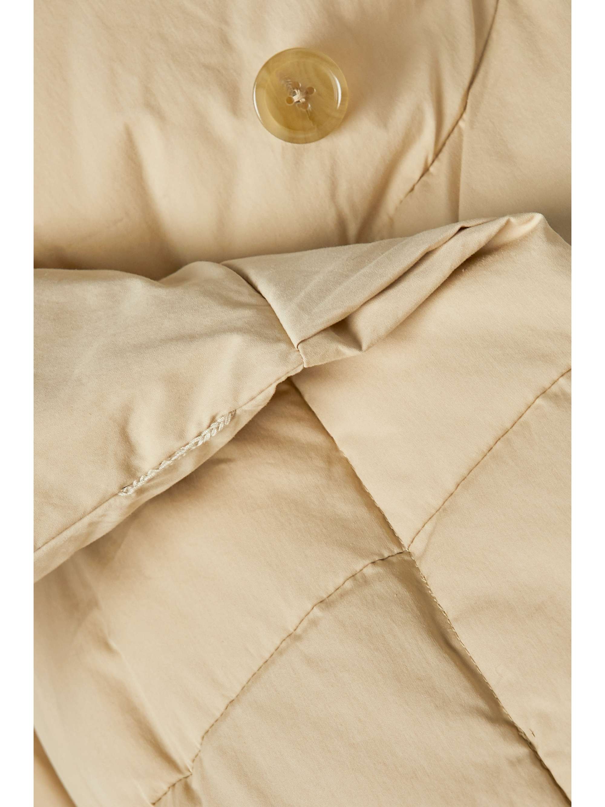 ACNE STUDIOS Belted quilted cotton-blend down jacket