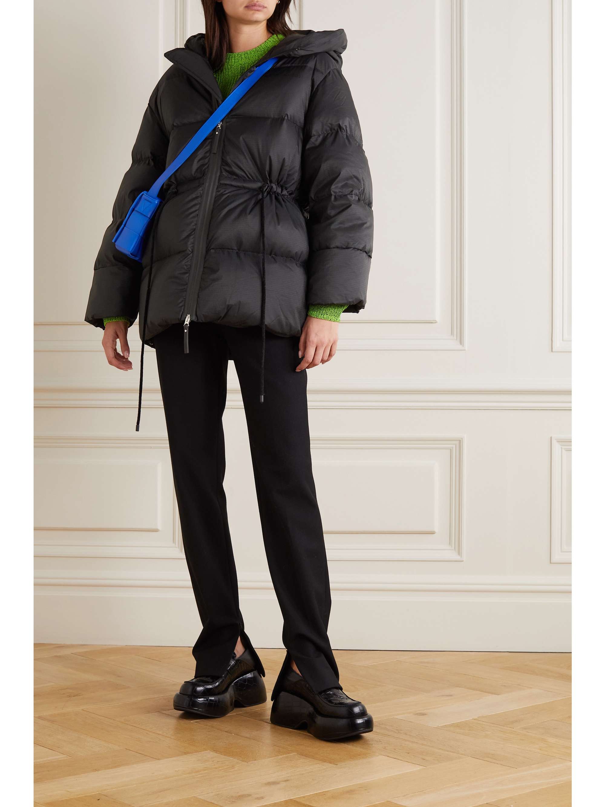 ACNE STUDIOS Hooded quilted shell down jacket | NET-A-PORTER