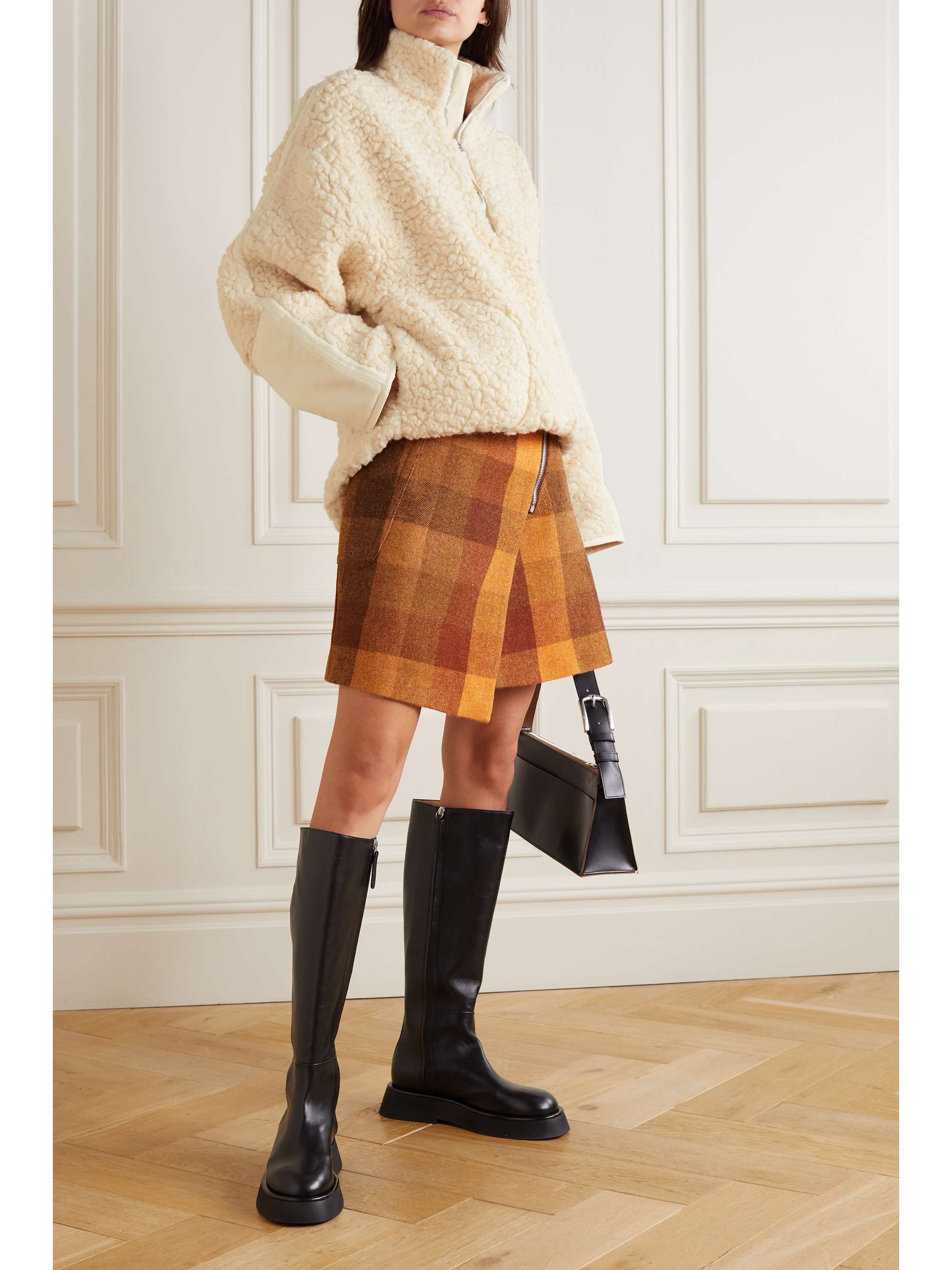 half zip oversized fleece