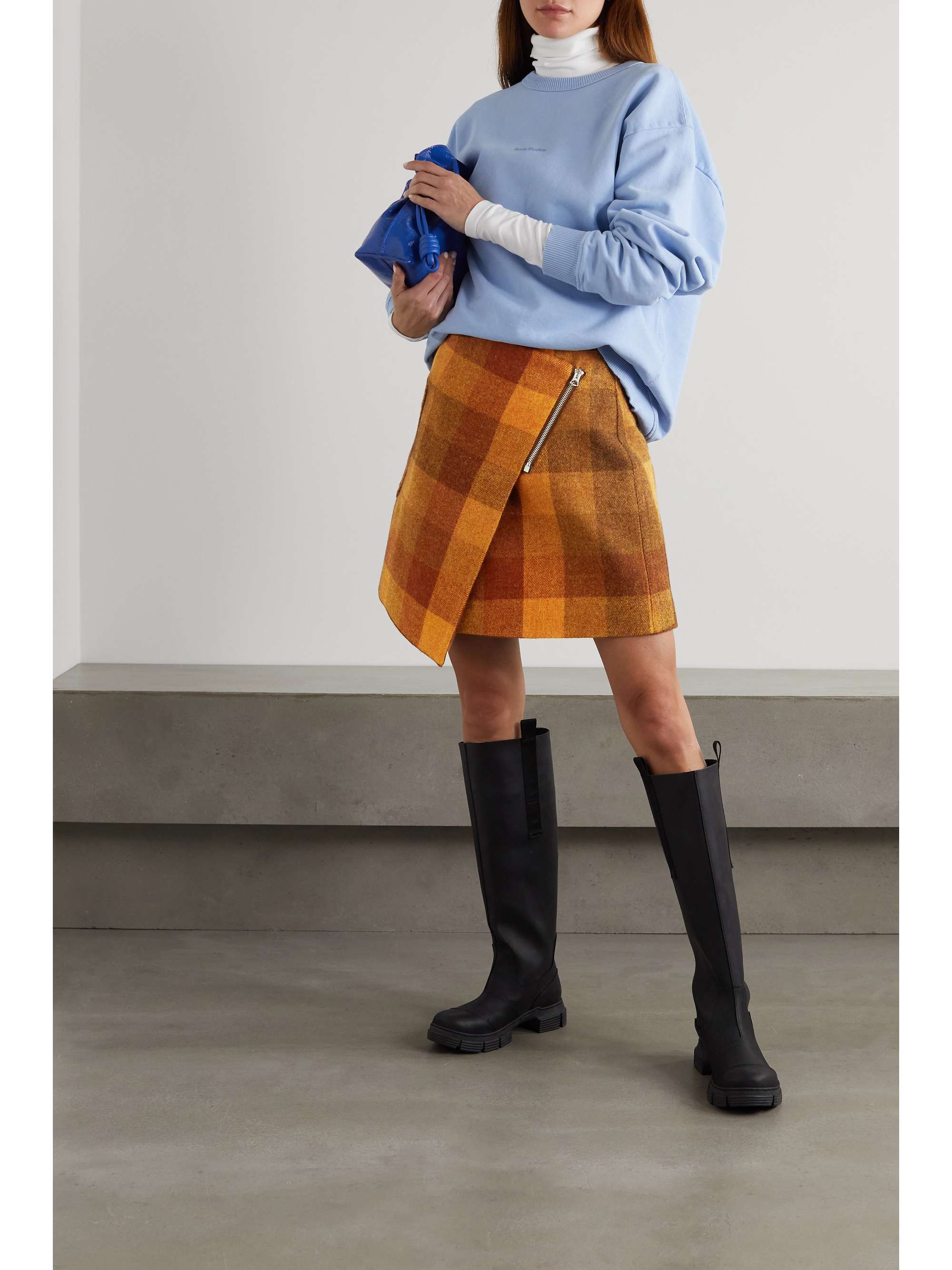 acne asymmetrical skirt