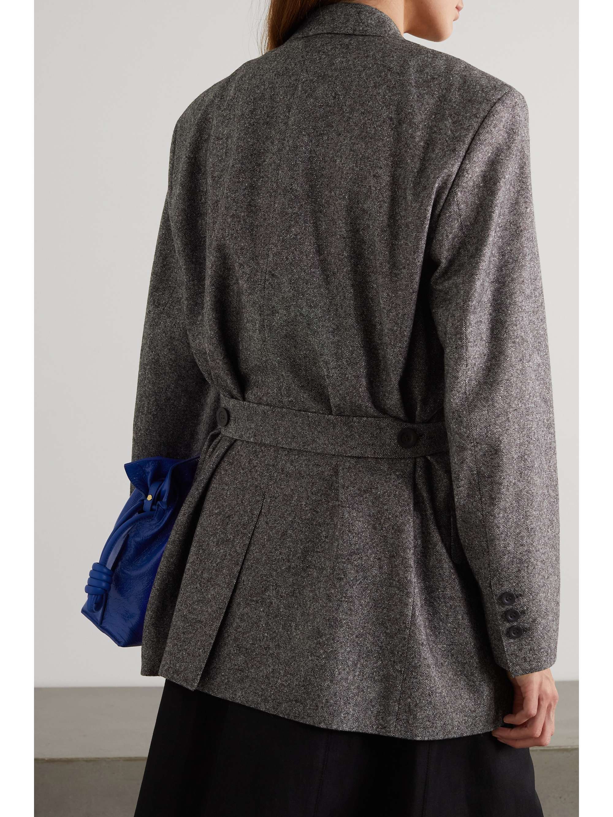 acne double breasted blazer