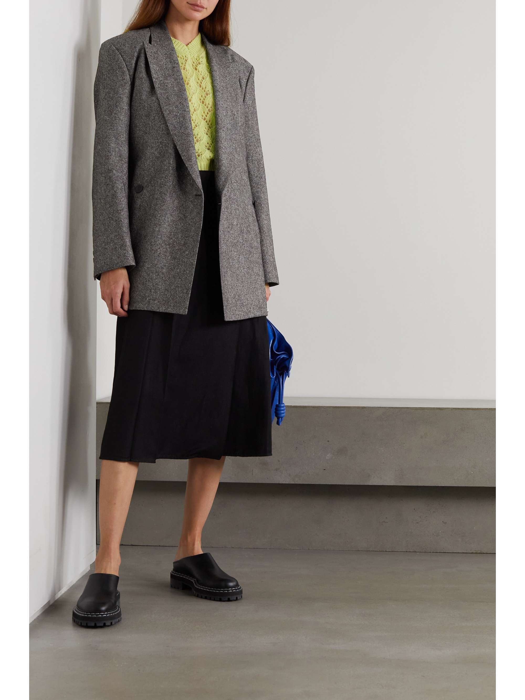 acne double breasted coat