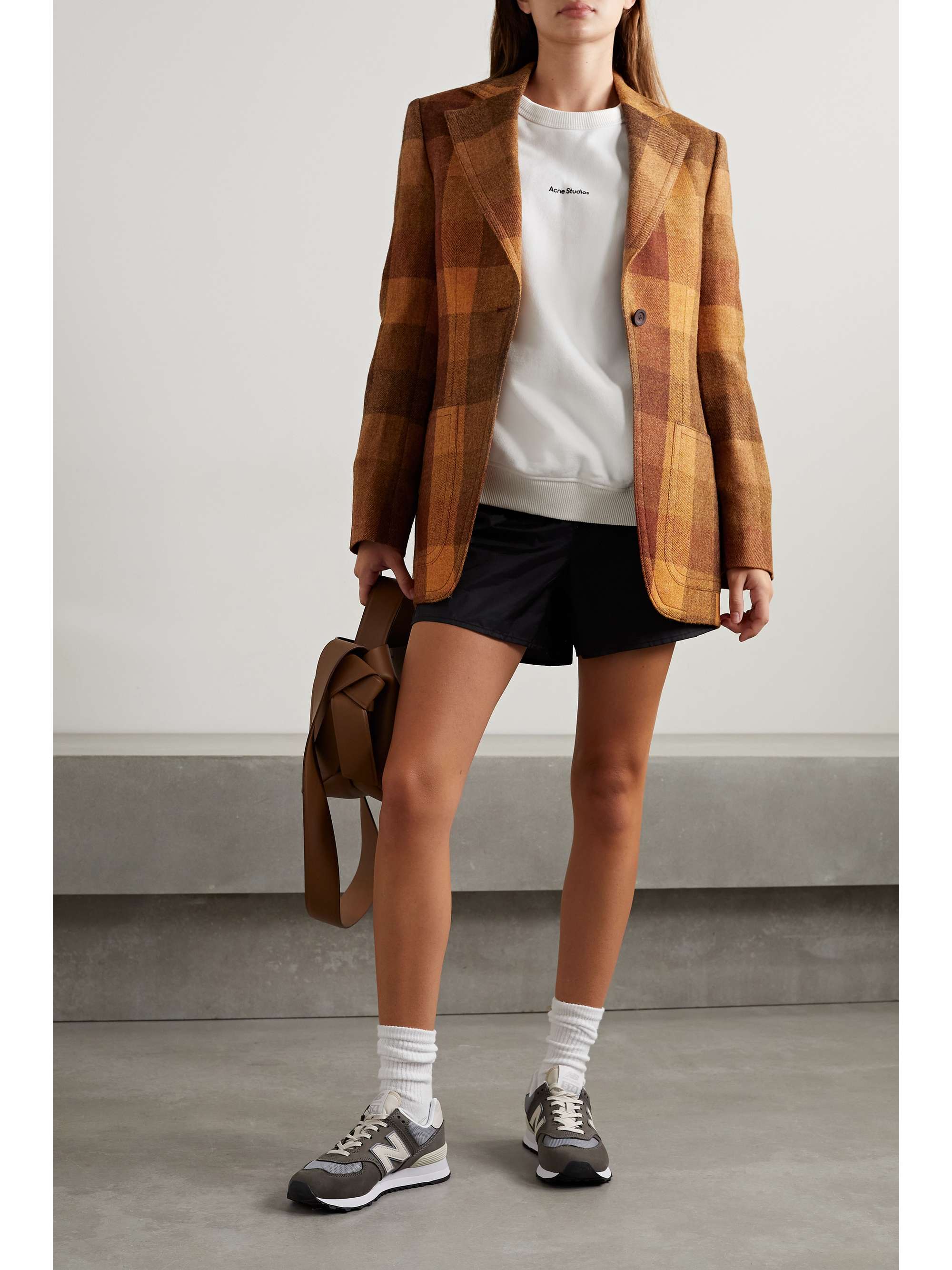 ACNE STUDIOS Checked wool blazer