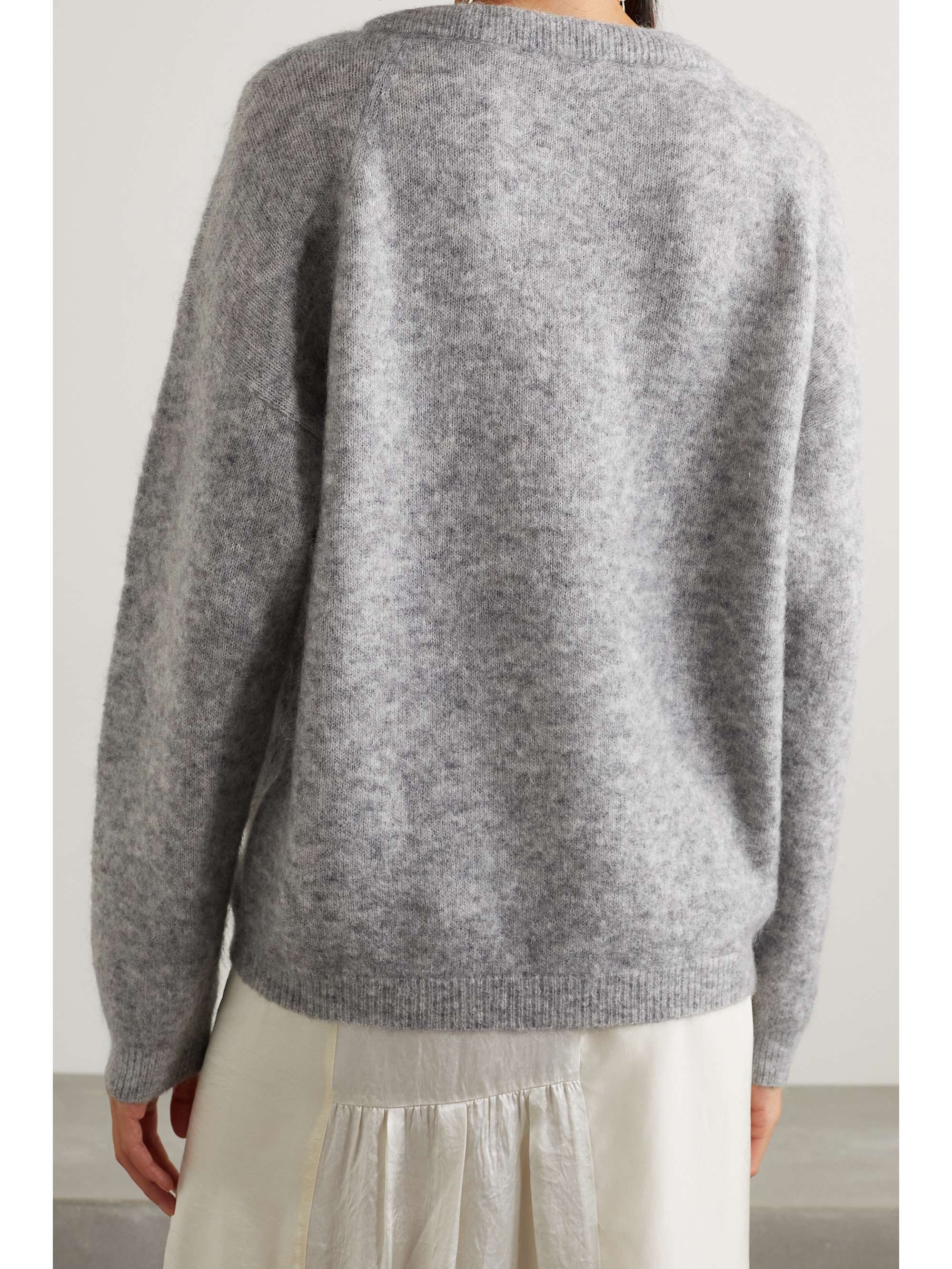 Gray Oversized knitted sweater | ACNE 