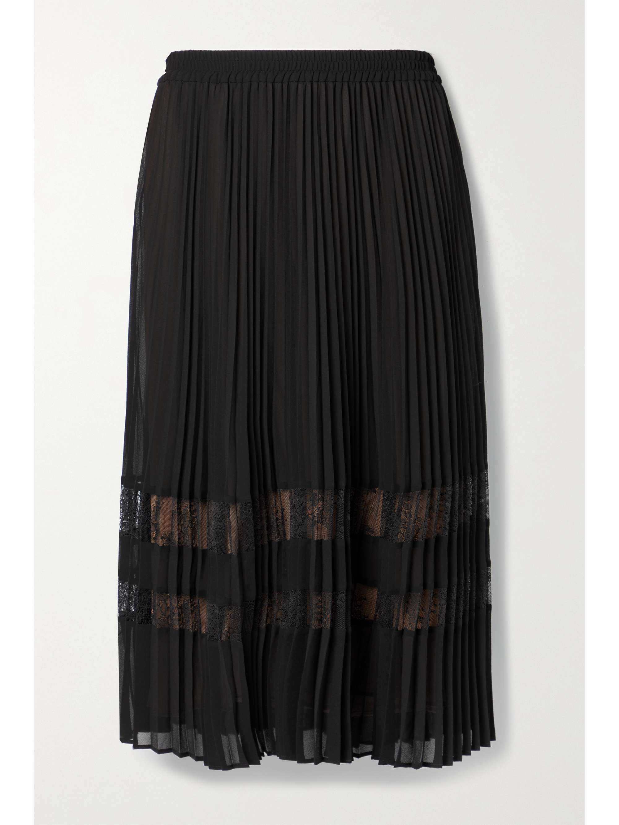 elastic waist skirt blue