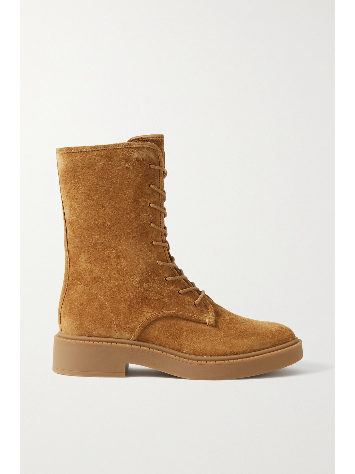 tan suede combat boots