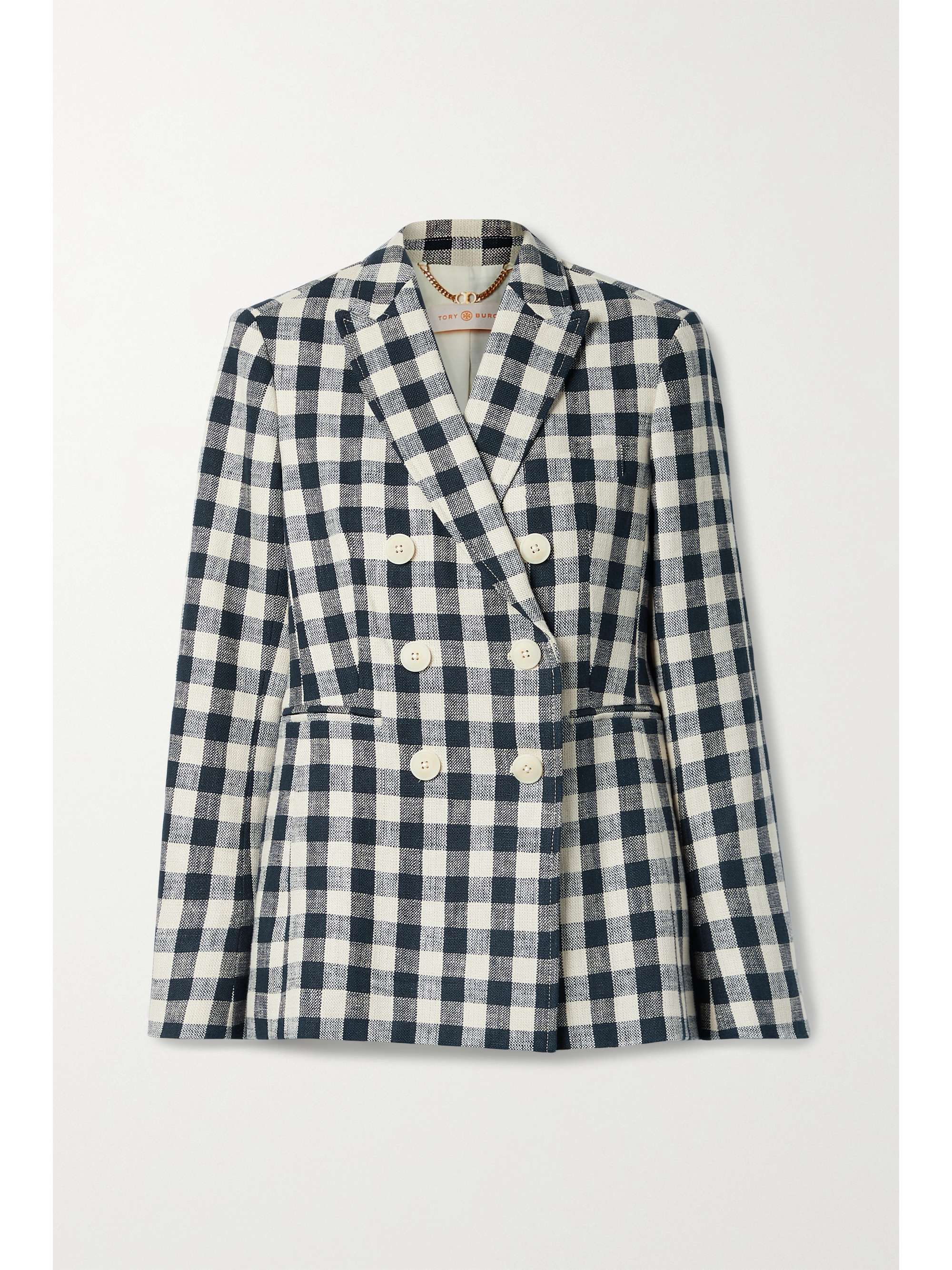 womens gingham blazer