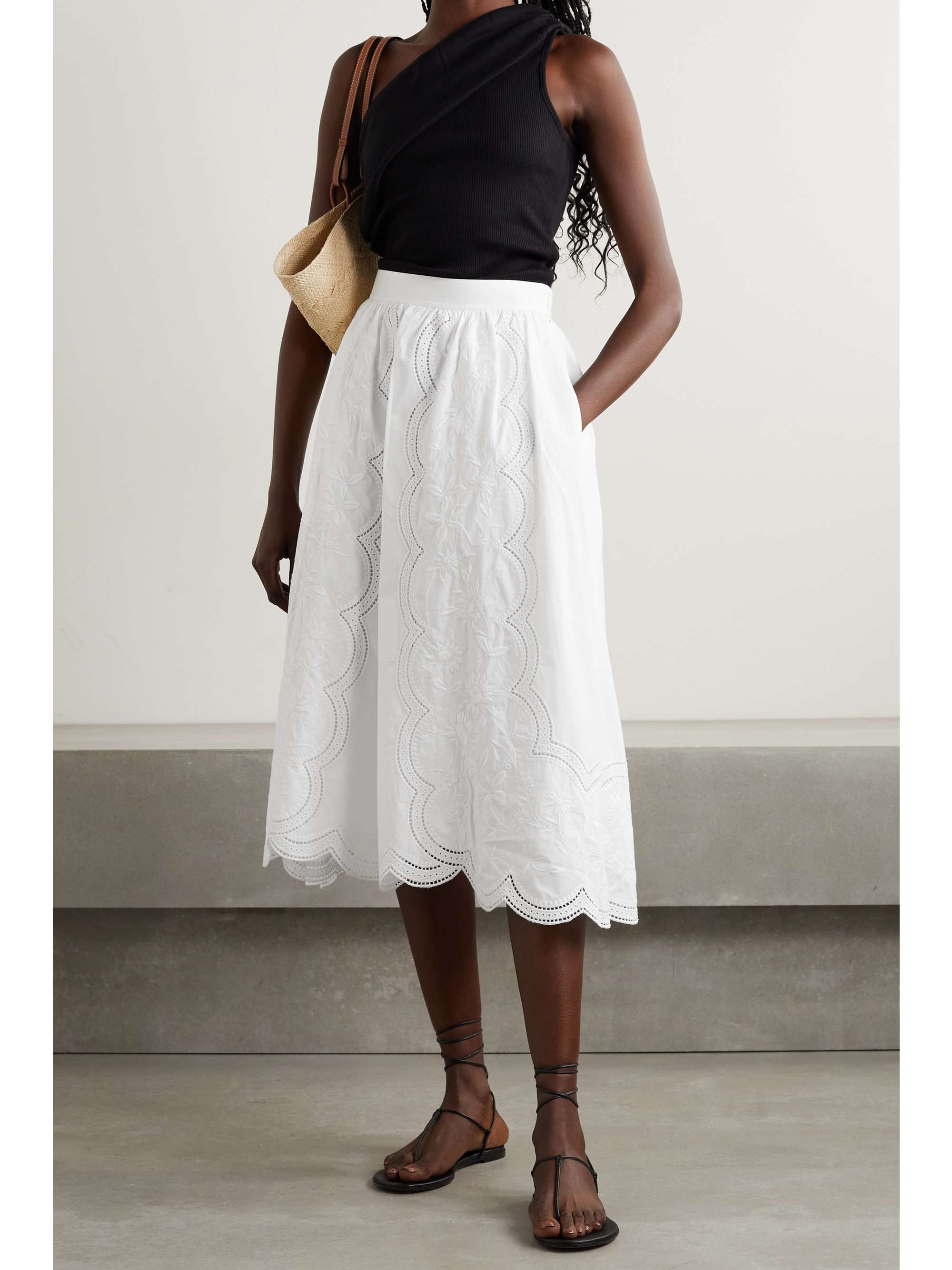 tory burch scalloped