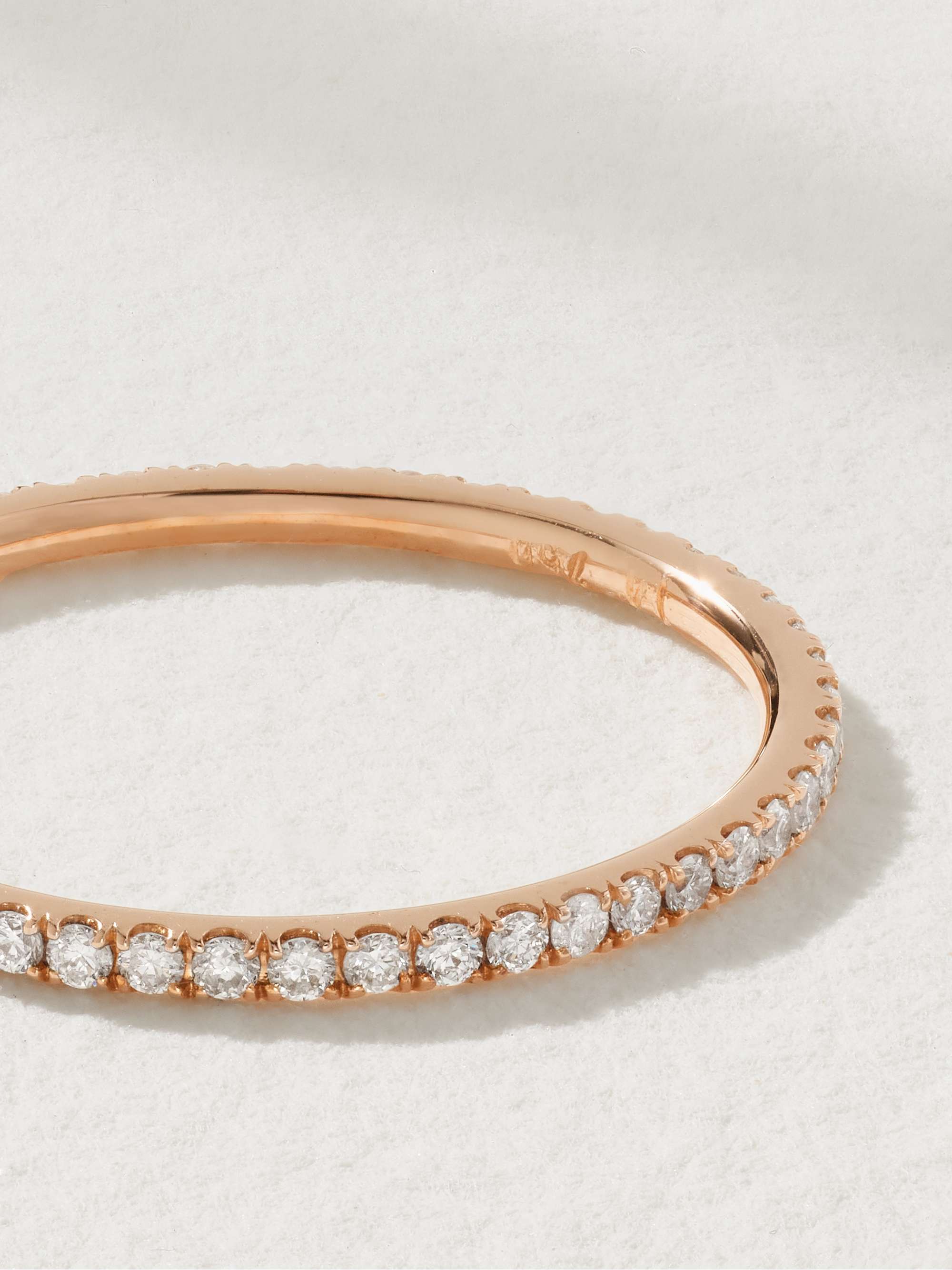 ILEANA MAKRI Thread 18-karat rose gold sapphire ring