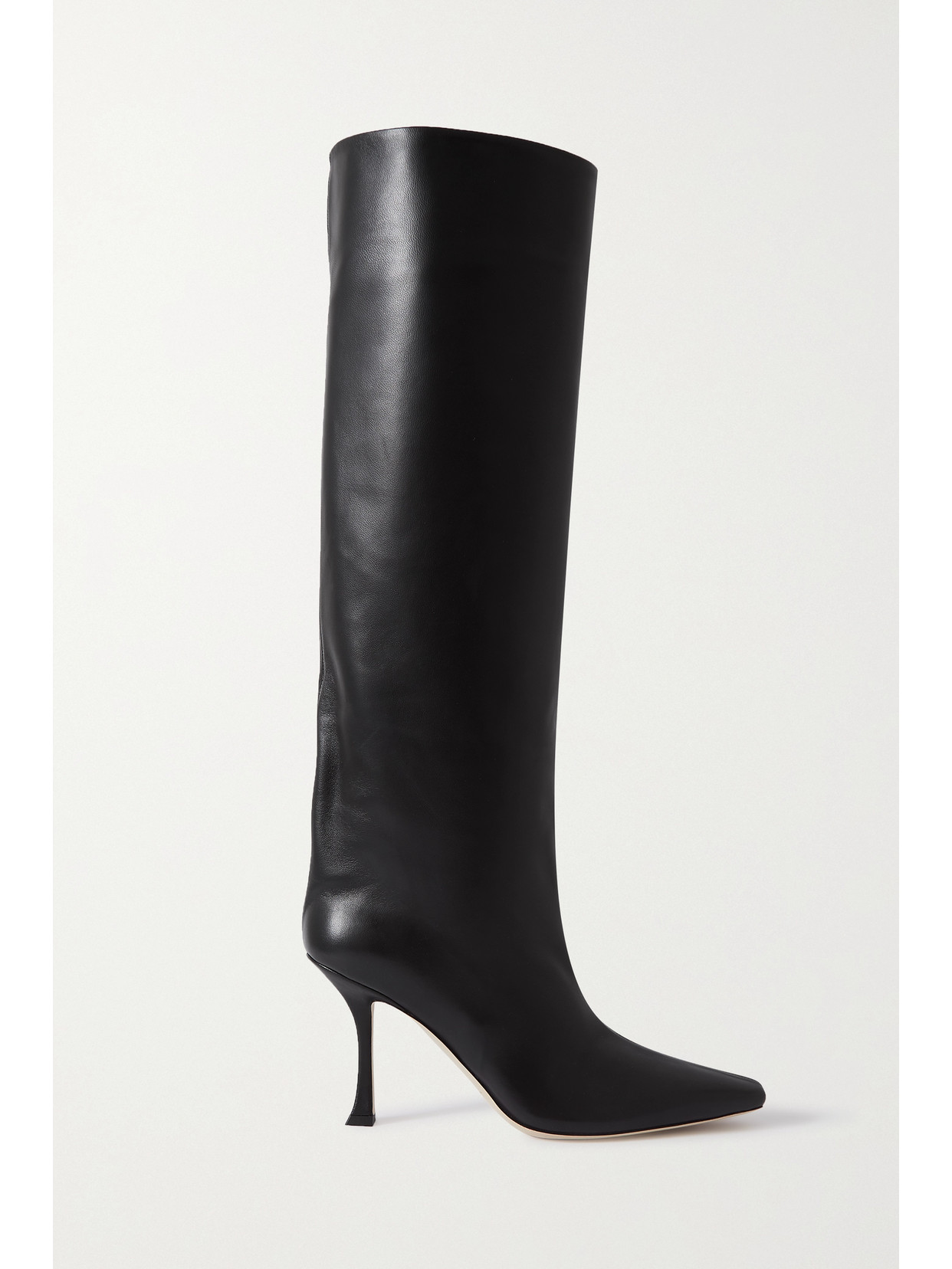Jimmy Choo Chad 90 Leather Knee Boots