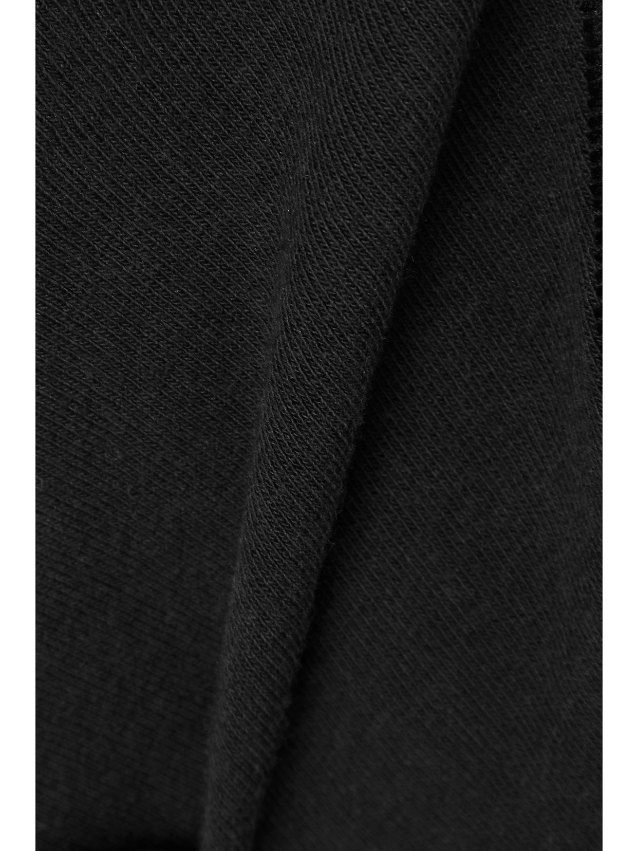 Skims Cotton Collection 2.0 Cotton-blend Jersey Thong In Black