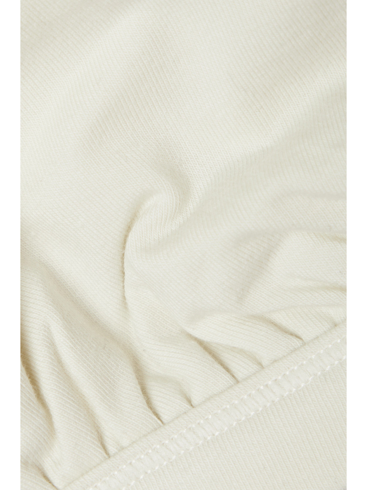 Skims Cotton Collection 2.0 Cotton-blend Jersey Bralette In White