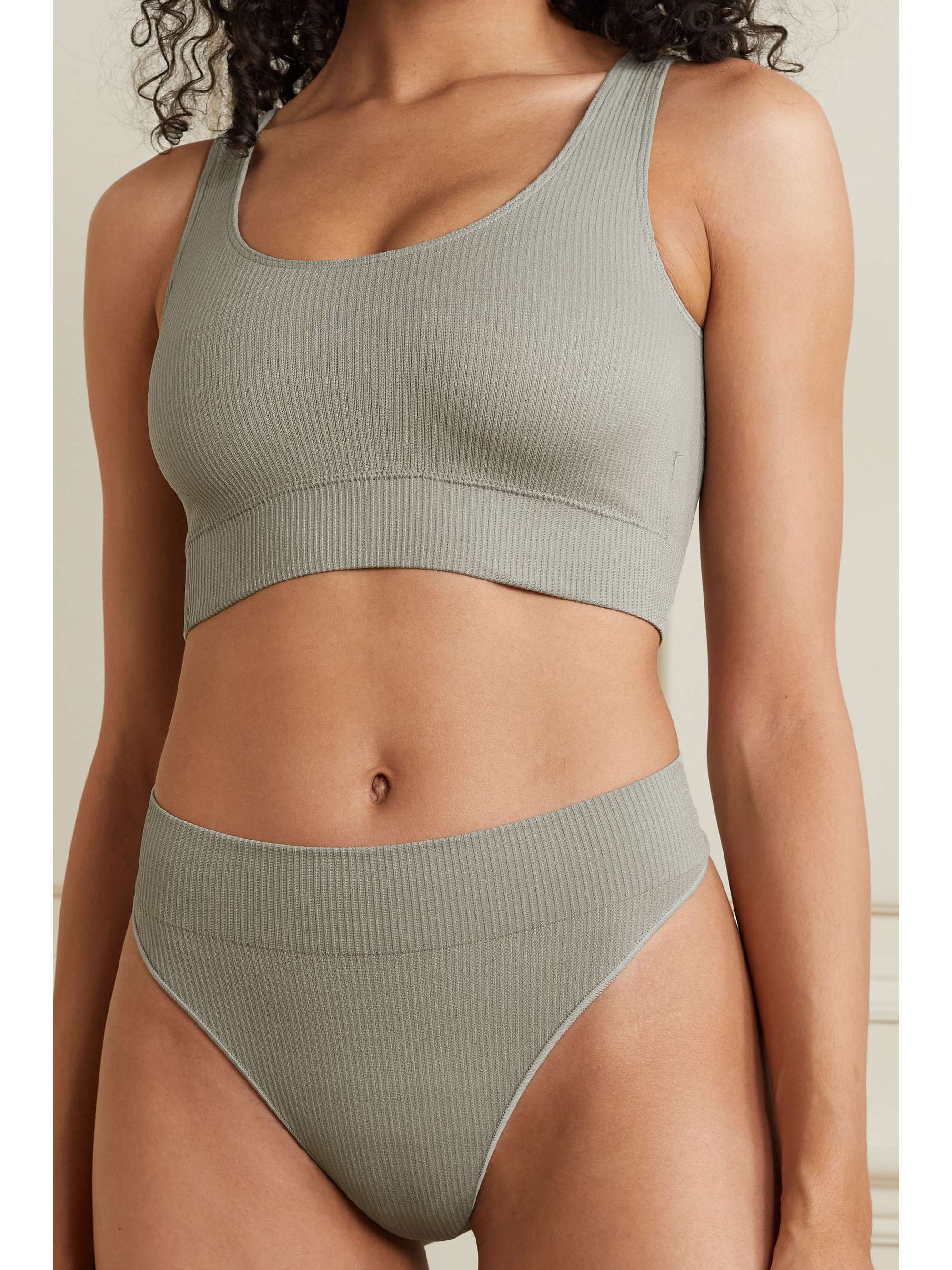 SKIMS Stretch Rib bralette - Rose Clay