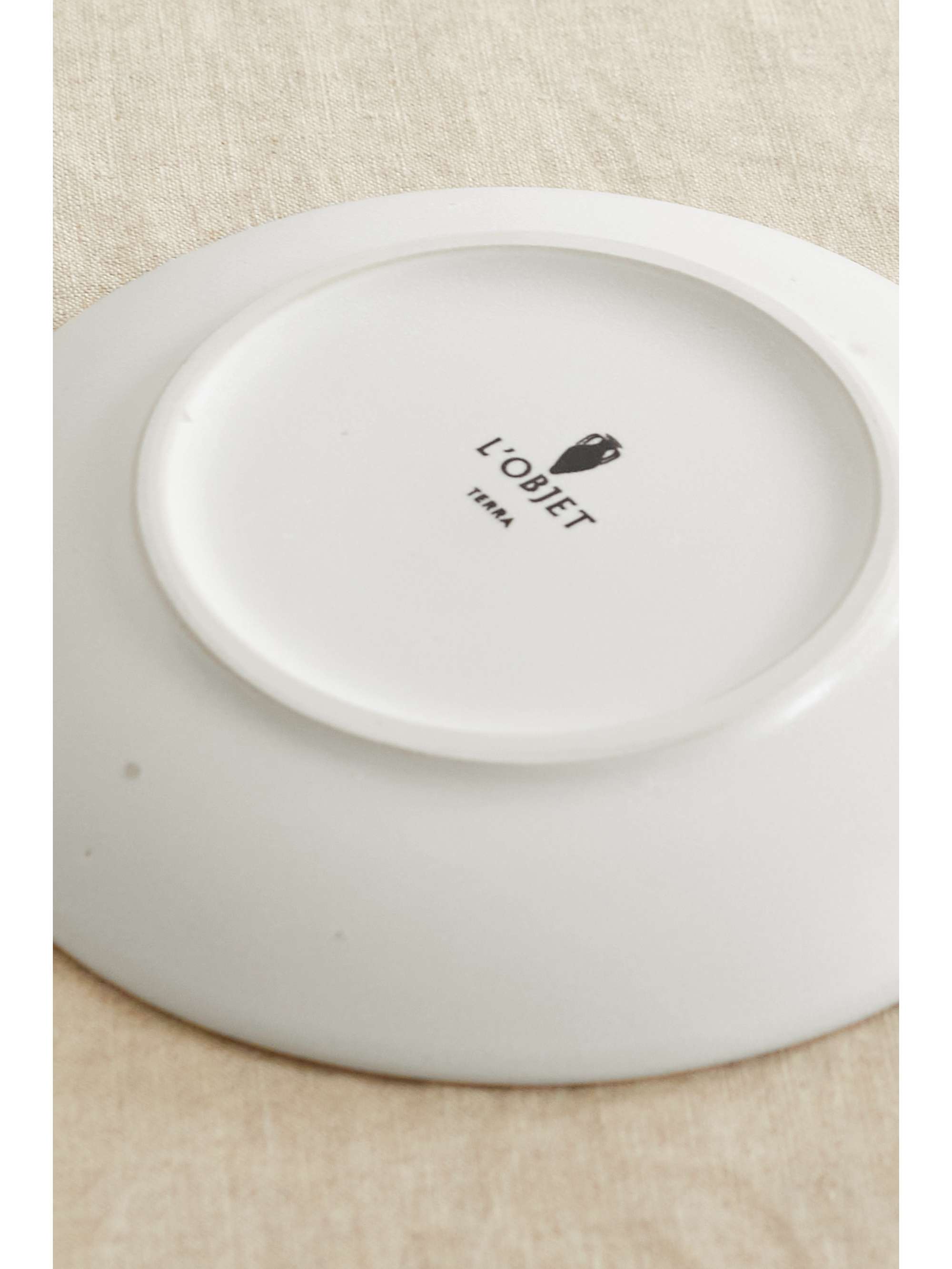 L'OBJET Terra 16cm porcelain bread and butter plate
