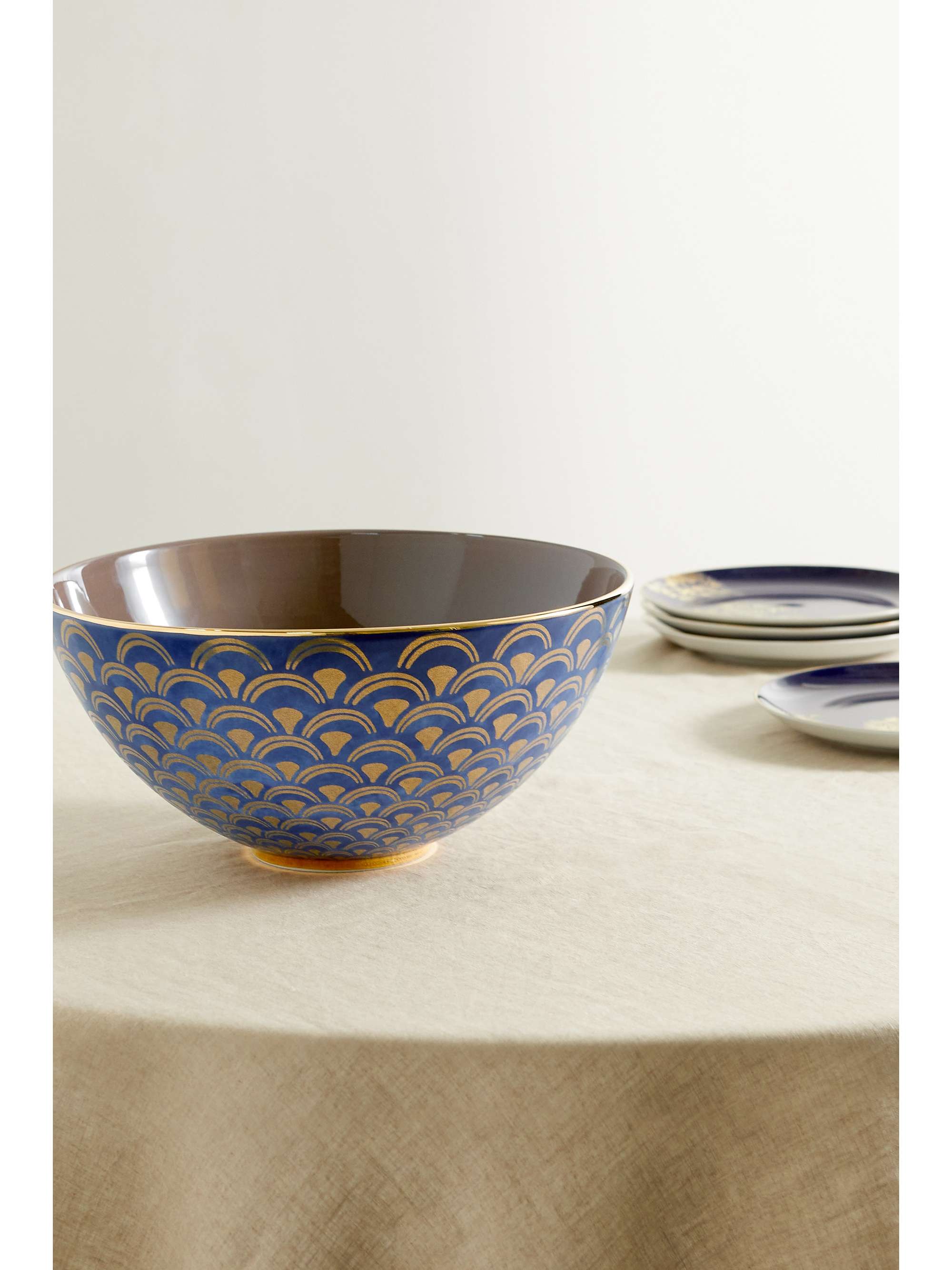 L'OBJET Fortuny 32cm large earthenware bowl