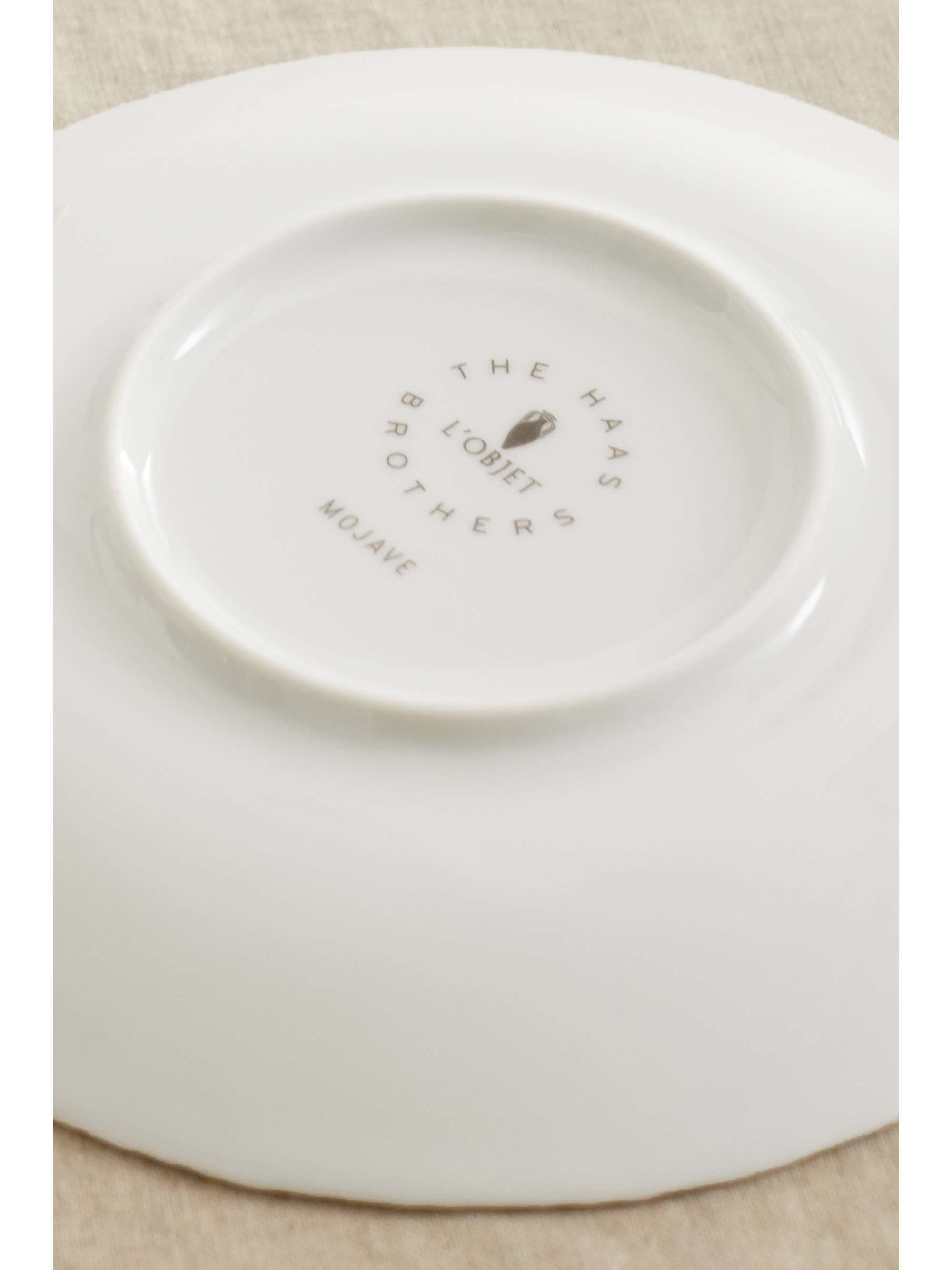 L'OBJET Service à thé en porcelaine plaquée or Perlée