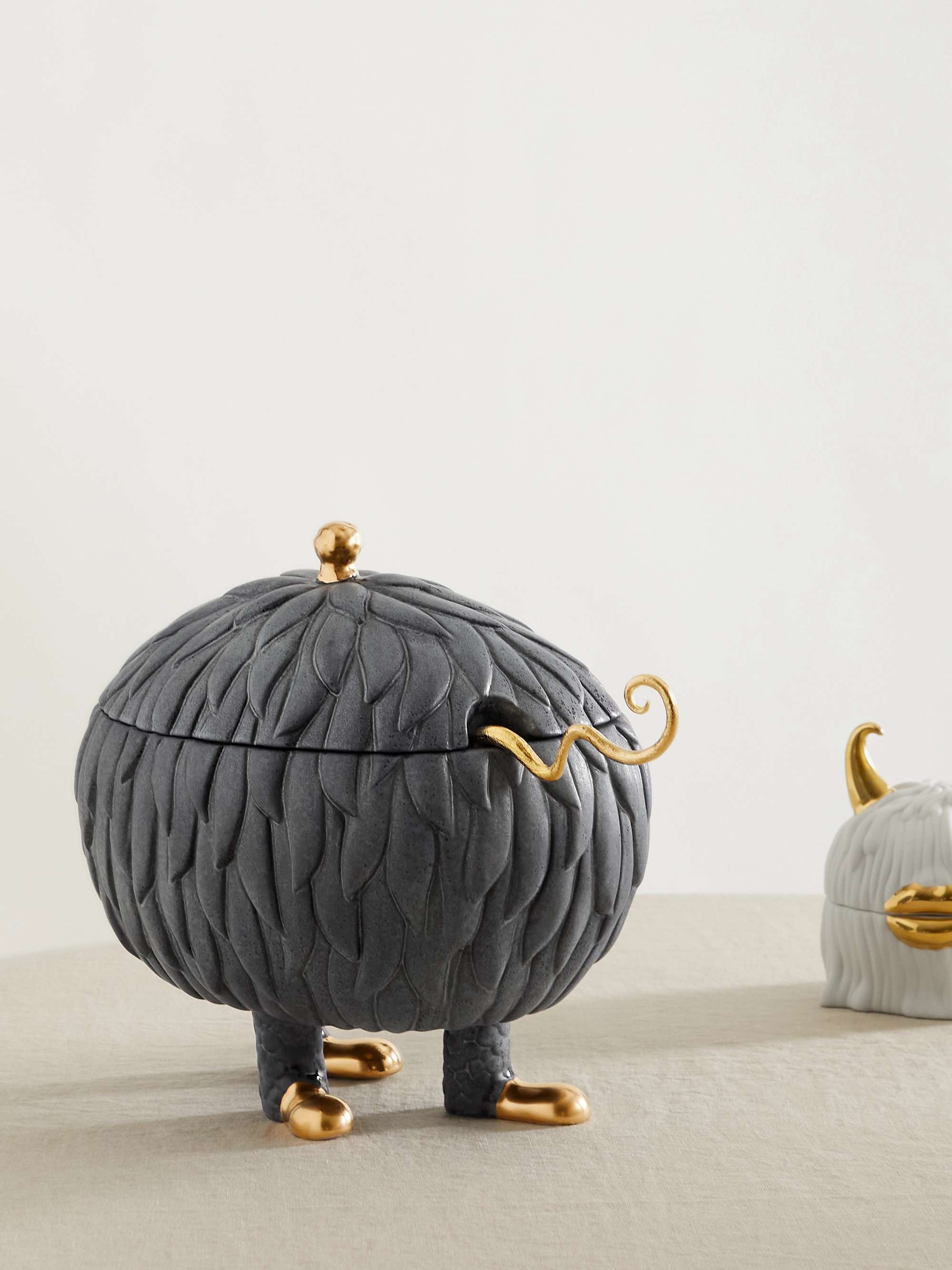 L'OBJET + Haas Brothers Lukas Soup Monster 33cm gold-plated L'OBJET + Haas Brothers Lukas Soup Monster 33cm gold-plated