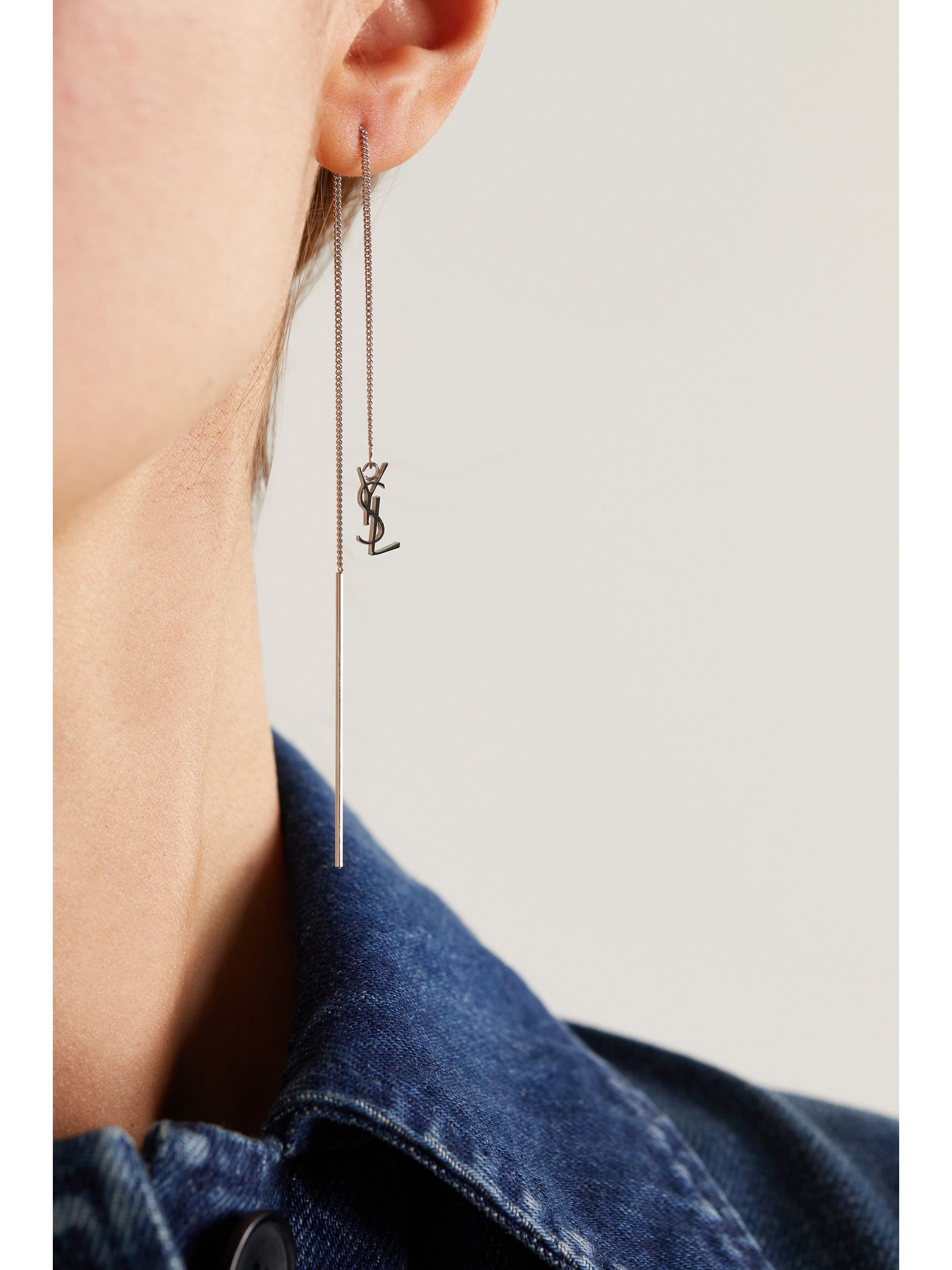 Opyum ysl threader earrings sales