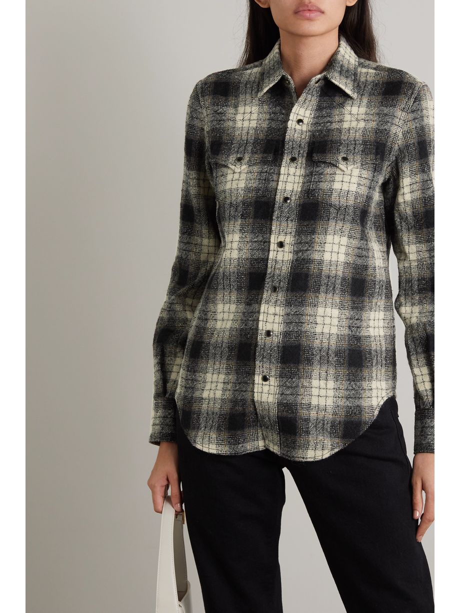 Checked Wool Shirt