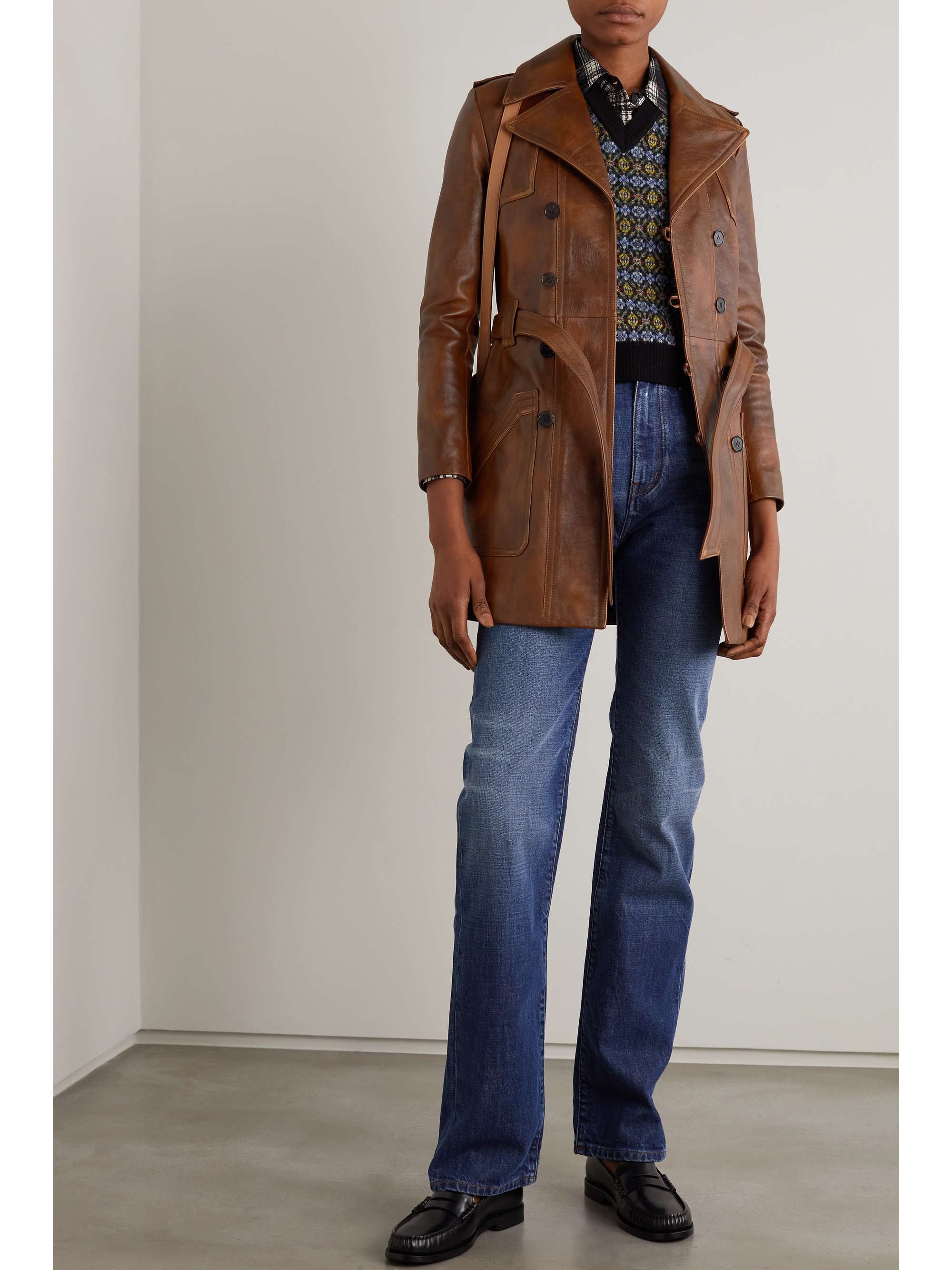 double breasted motorcycle jacket