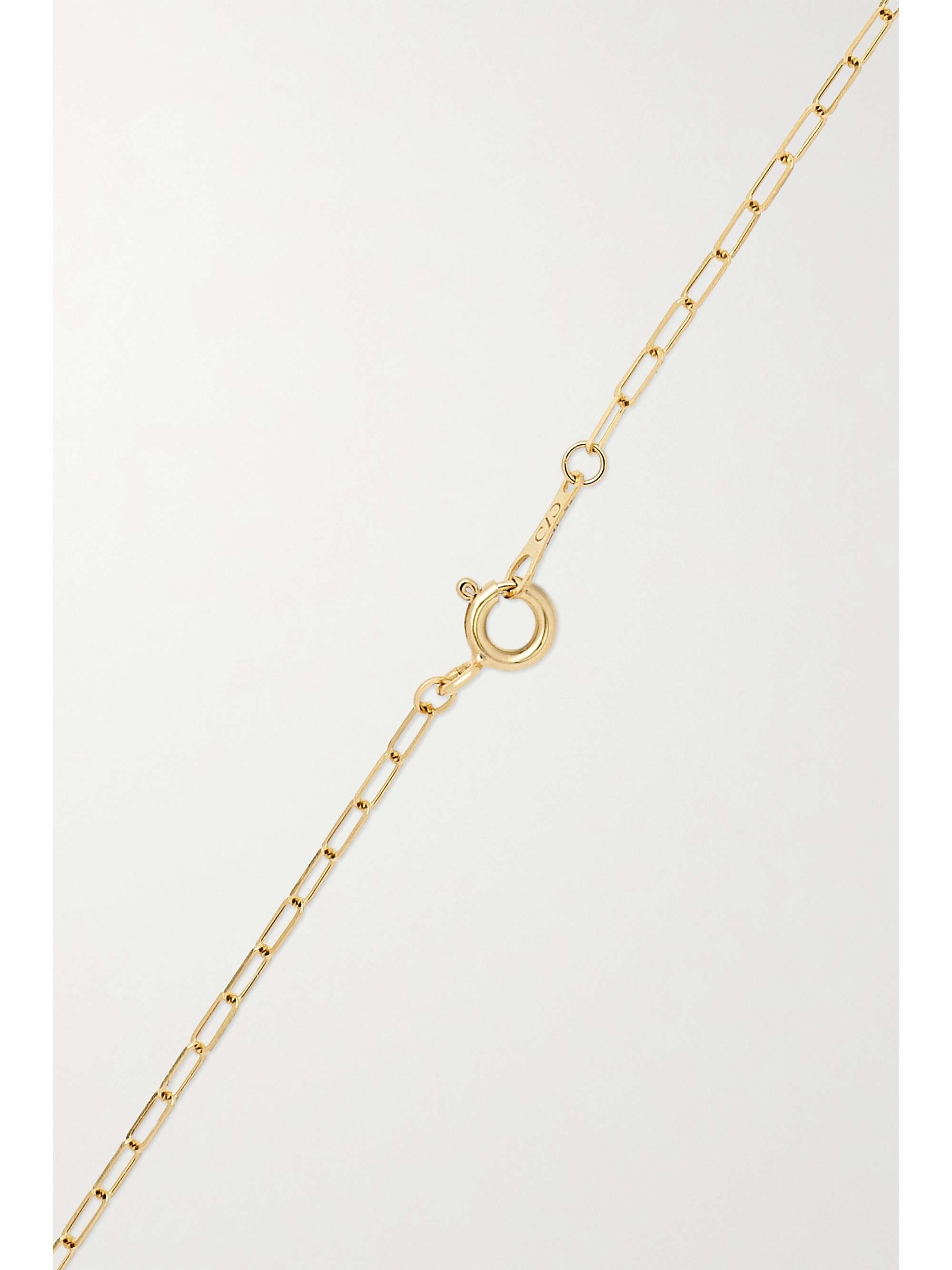 CVC STONES Blush 18-karat gold, stone and diamond necklace