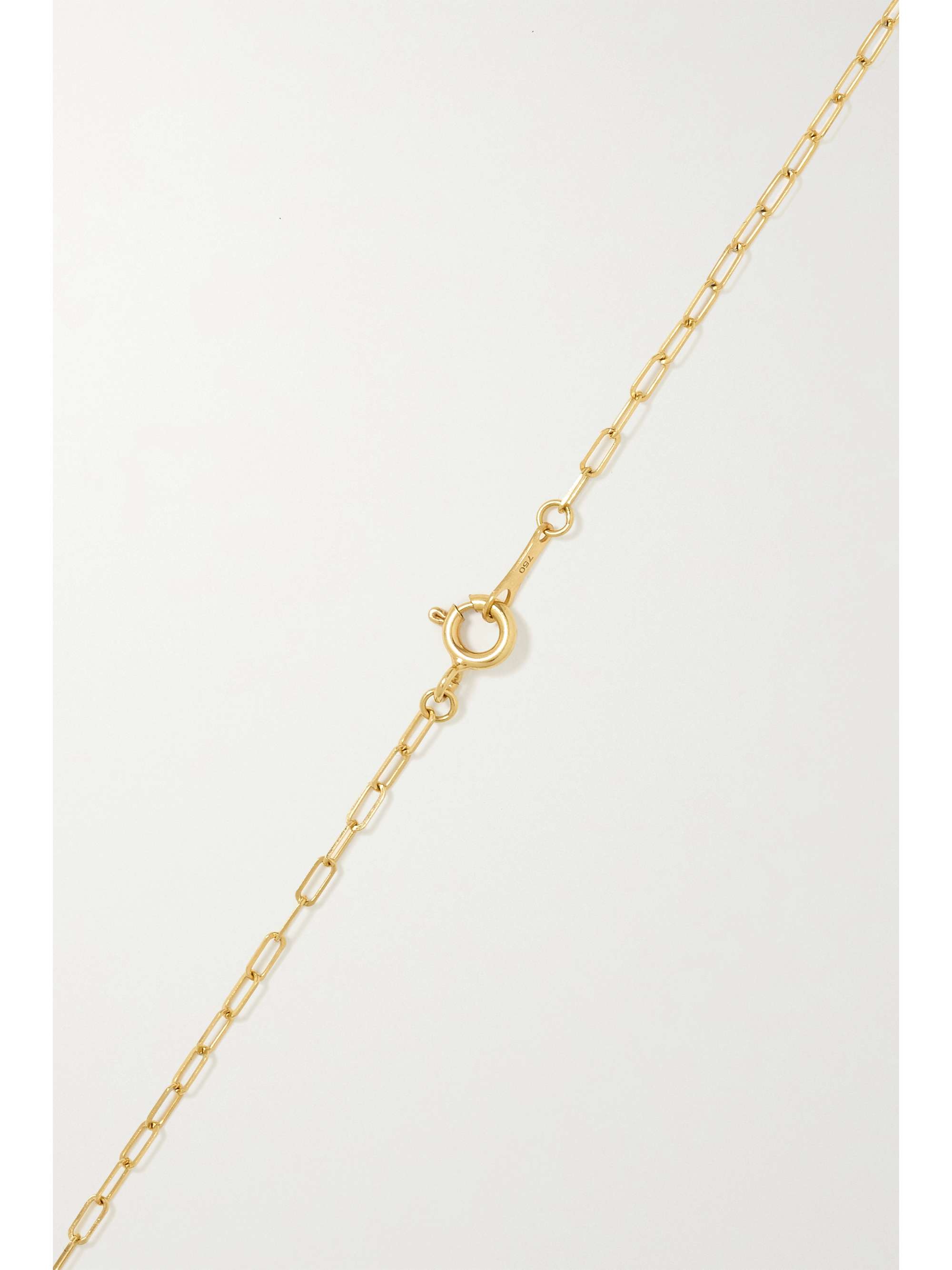 CVC STONES Cinder 18-karat gold, stone and diamond necklace