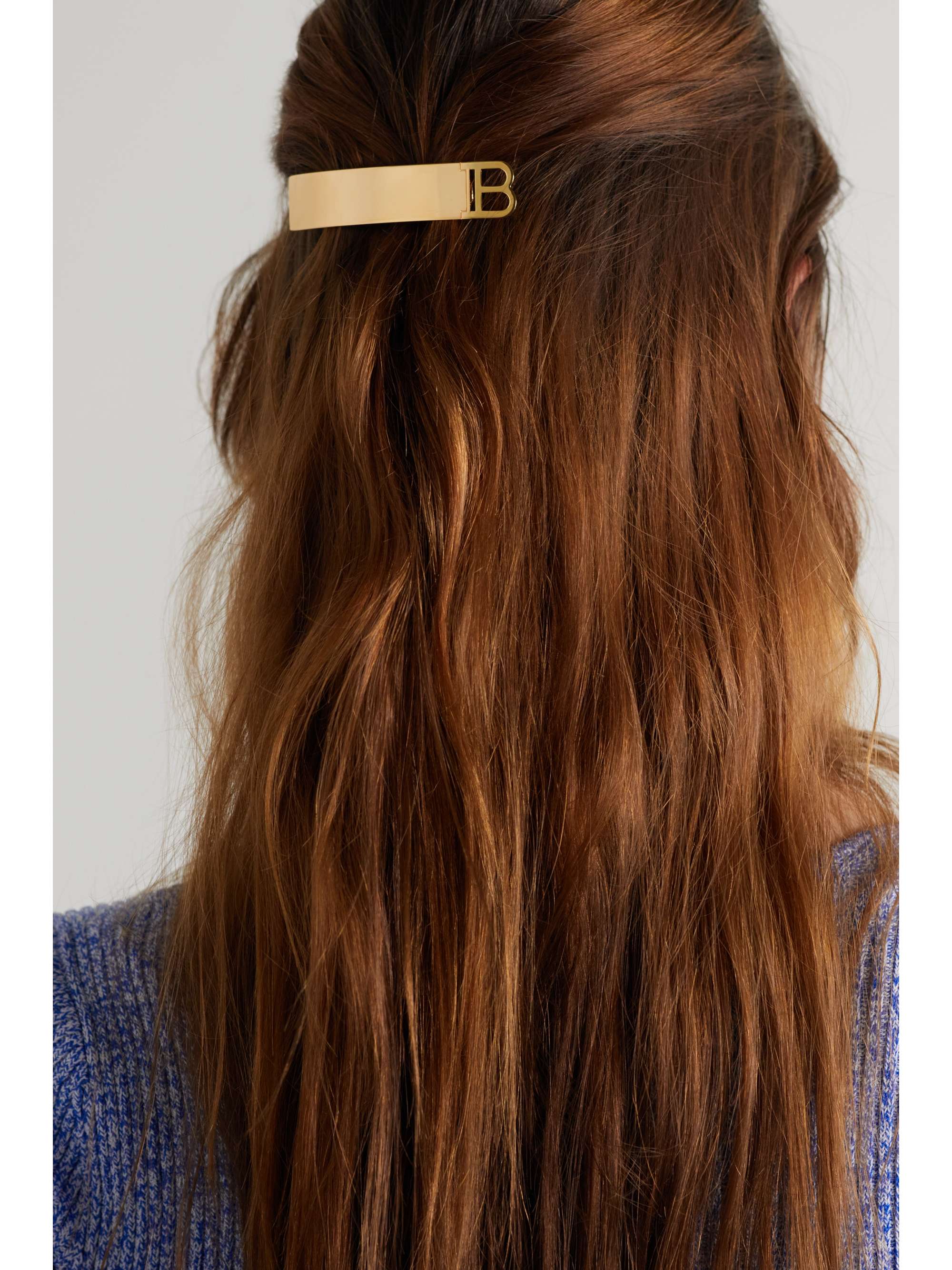 Gold hair barrette discount