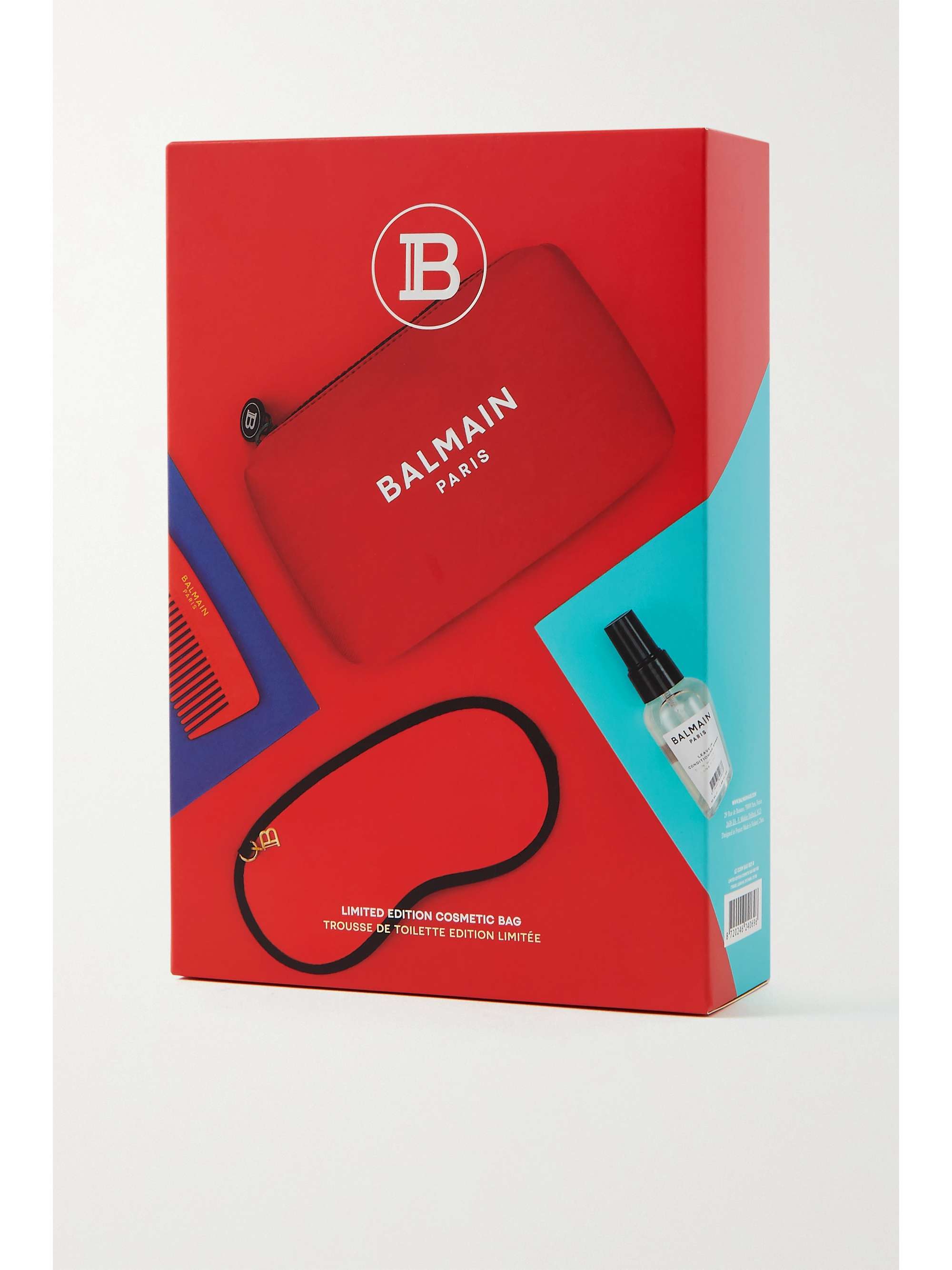 BALMAIN PARIS HAIR COUTURE Cosmetic Bag Set - Blue