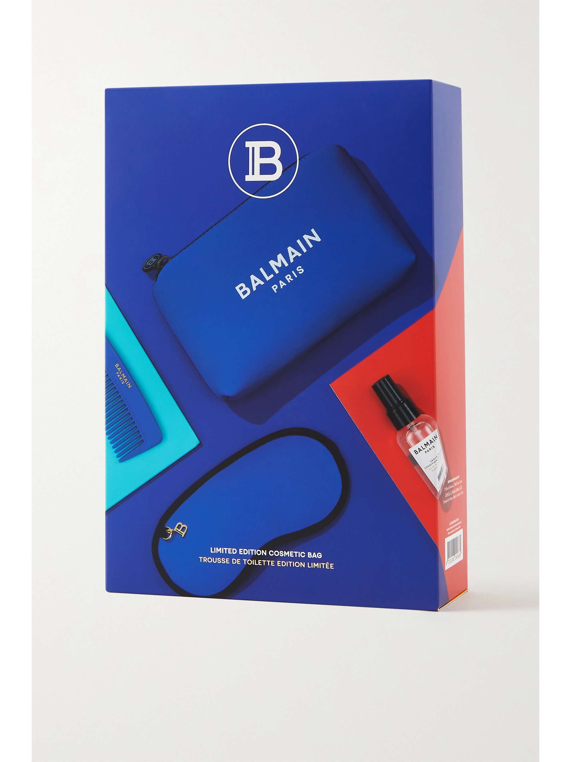 BALMAIN PARIS HAIR COUTURE Cosmetic Bag Set - Blue