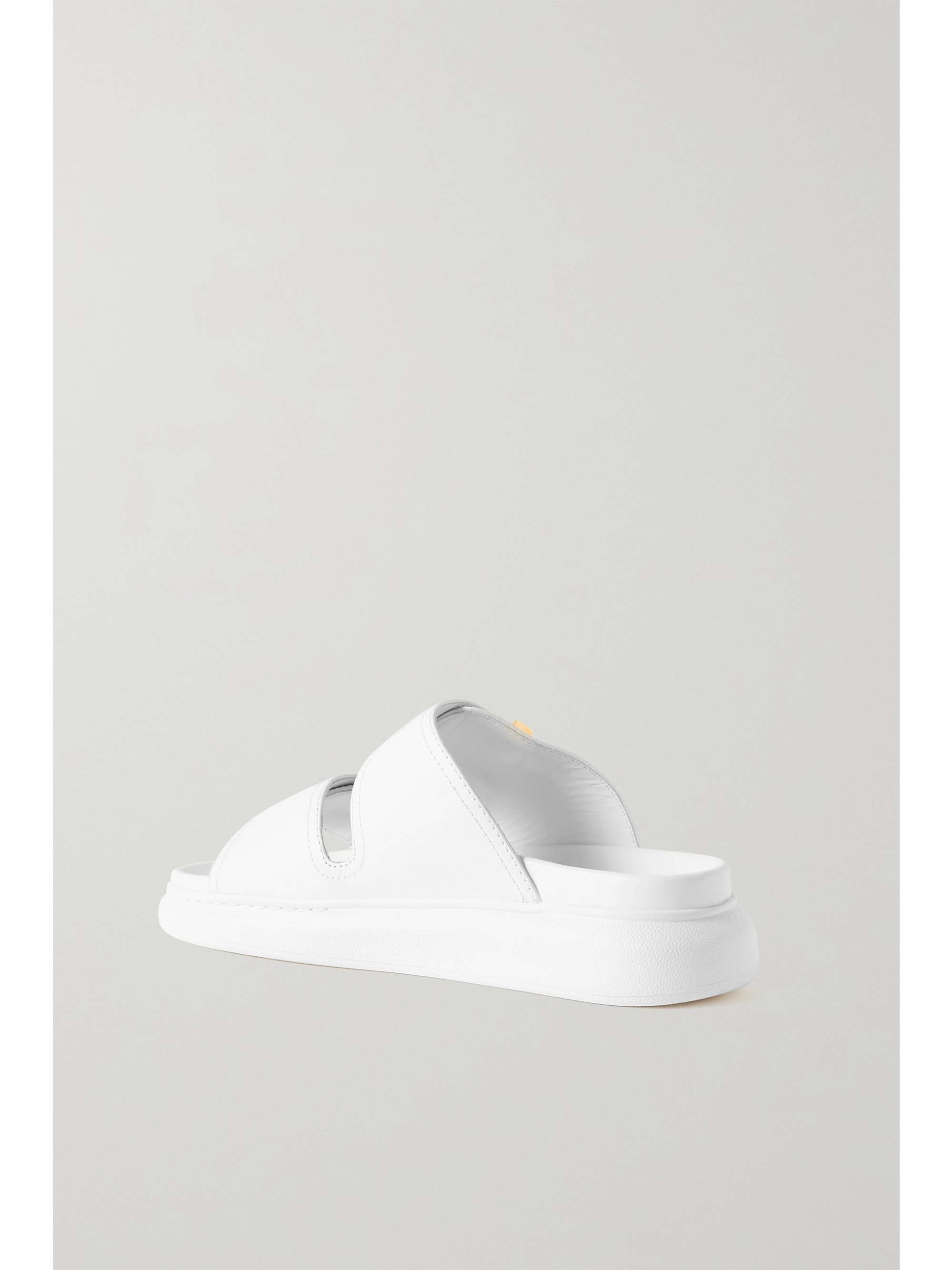 MCQUEEN Leather exaggerated-sole sandals