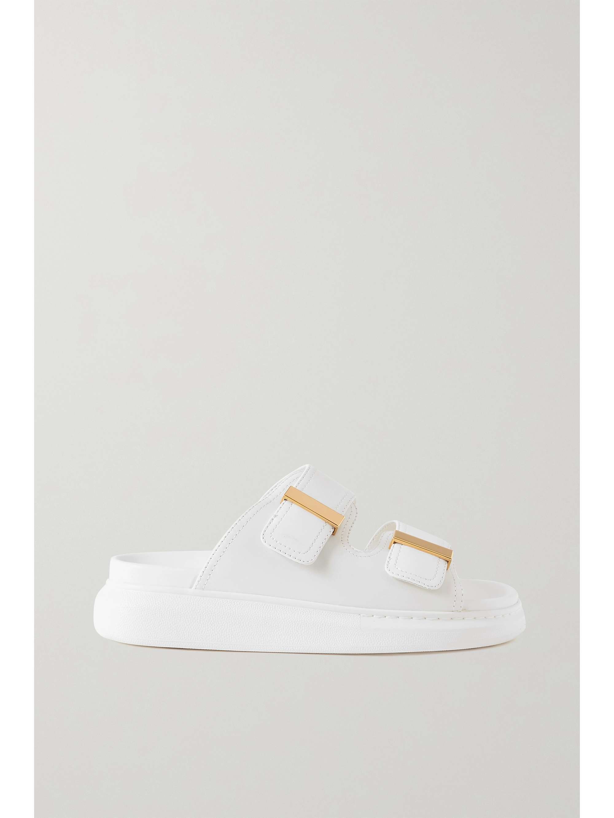 white sole flip flops