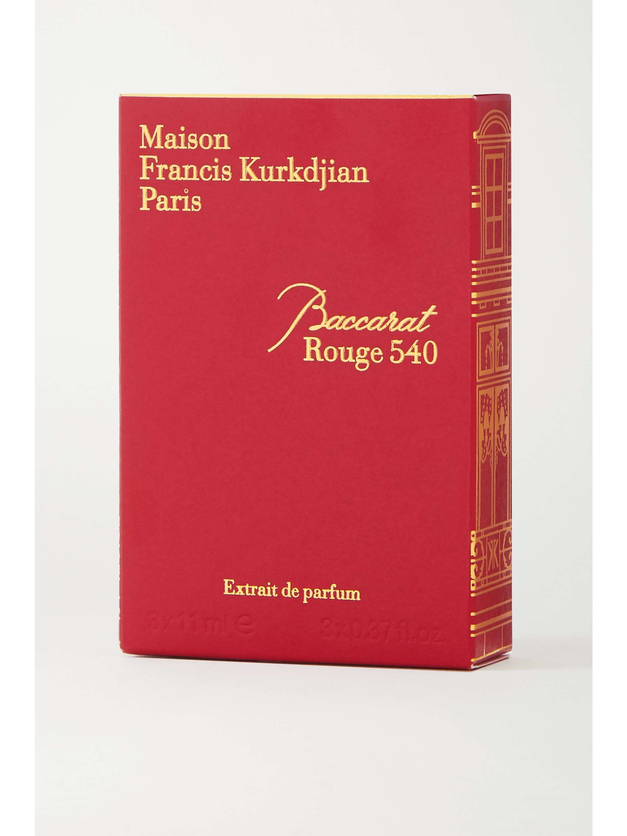 MAISON FRANCIS KURKDJIAN Extrait de Parfum - Baccarat Rouge 540, 3 x 11ml