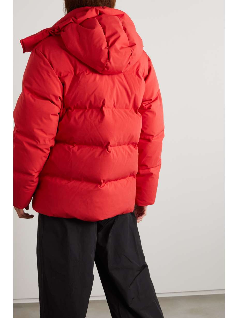 Red + NET SUSTAIN Besseggen hooded quilted shell down jacket | HOLZWEILER | NET-A-PORTER