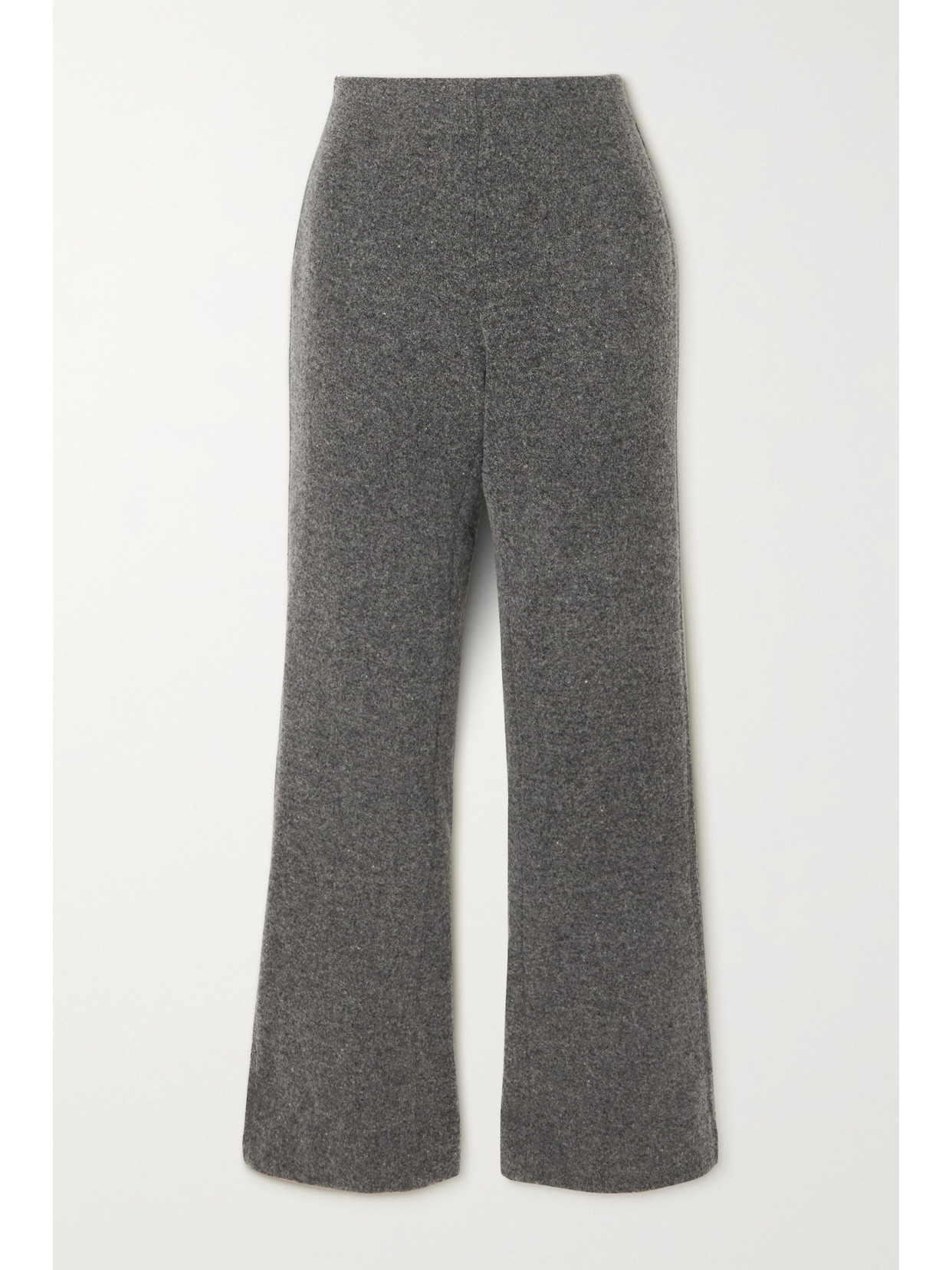 Holzweiler Kind Knitted Flared Pants In Gray