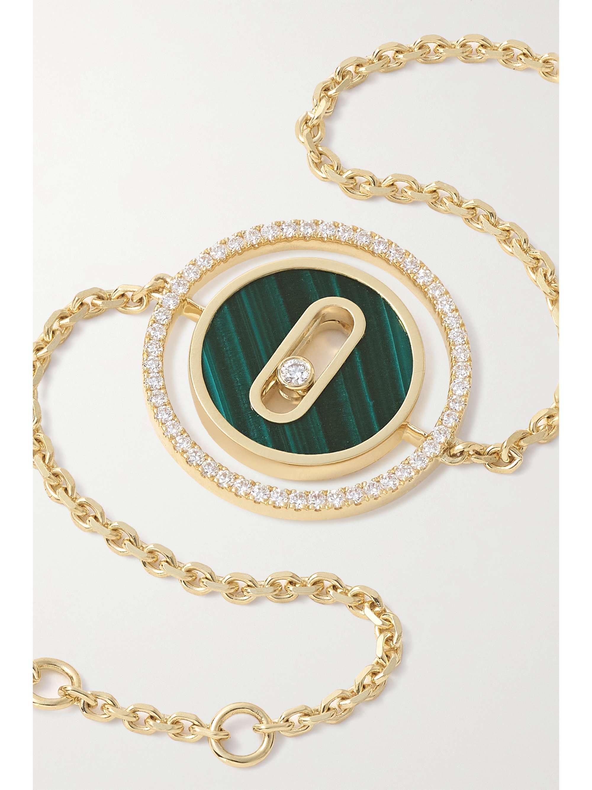 MESSIKA Lucky Move 18-karat gold, lapis lazuli and diamond bracelet