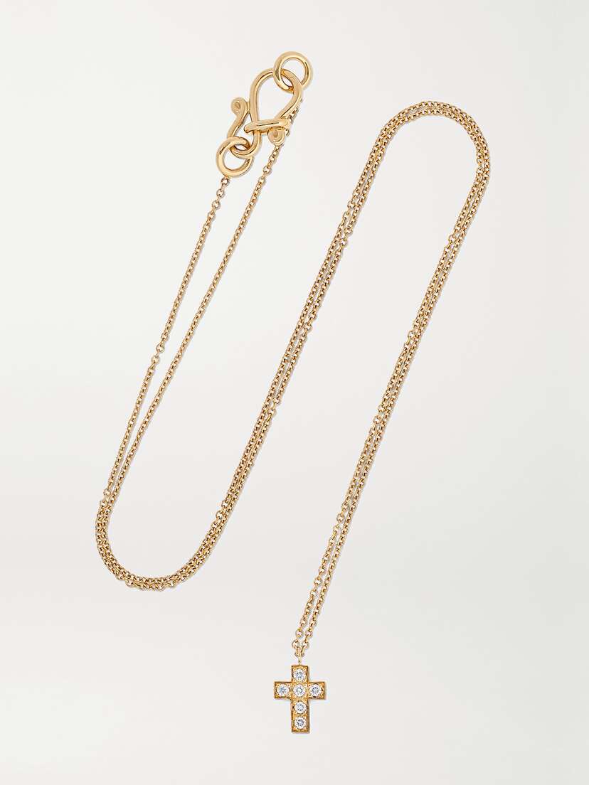 Sophie Bille Brahe Giulietta 18-karat Gold Diamond Necklace