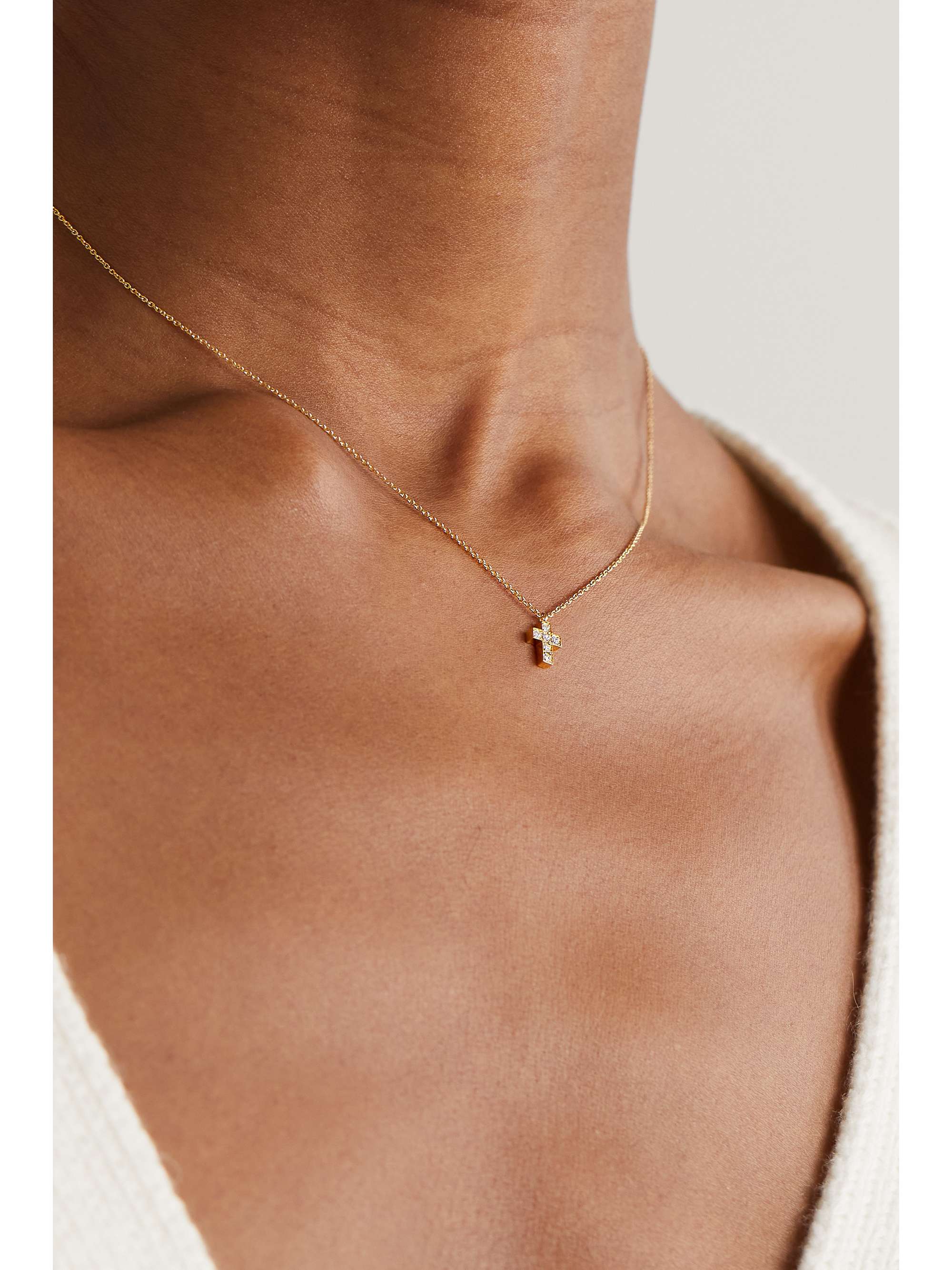 SOPHIE BILLE BRAHE Giulietta 18-karat gold diamond necklace