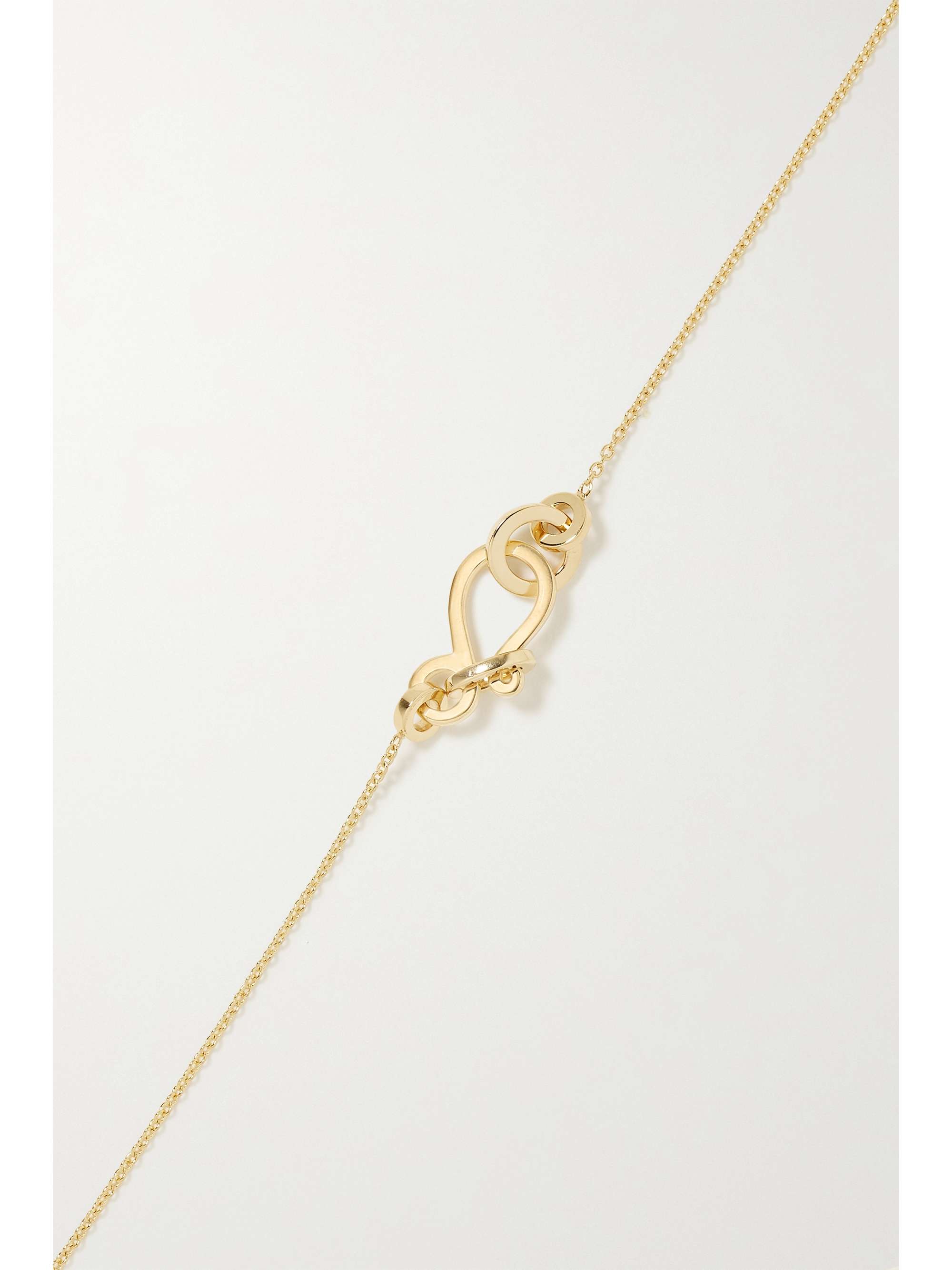 SOPHIE BILLE BRAHE Petite Fellini 14-karat gold pearl necklace