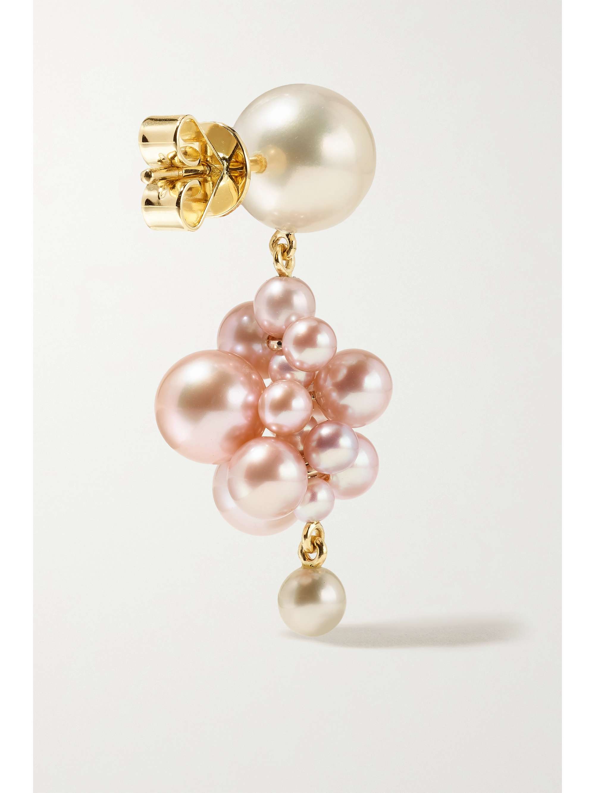 SOPHIE BILLE BRAHE Botticelli 14-karat gold pearl earrings