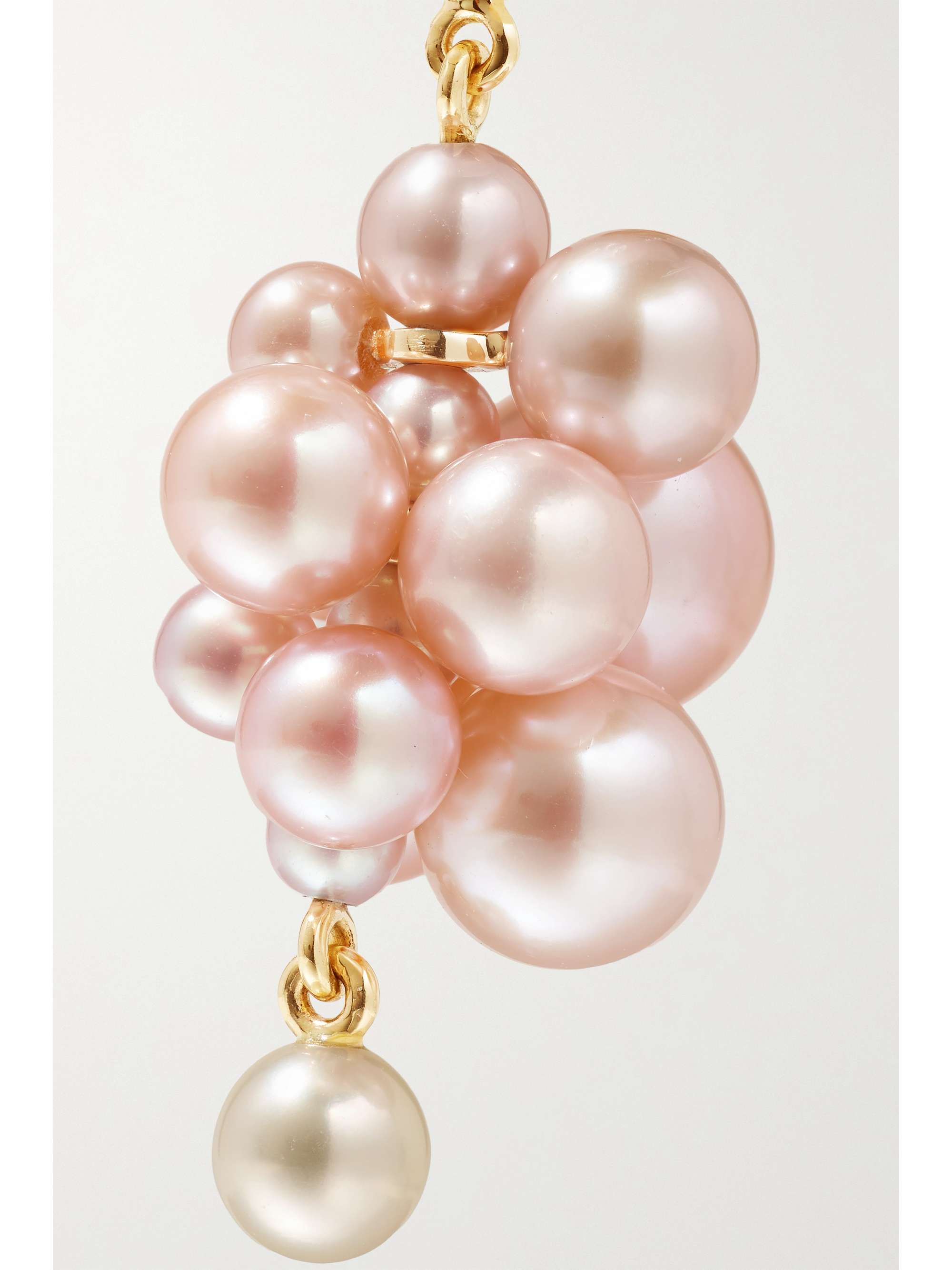 SOPHIE BILLE BRAHE Botticelli 14-karat gold pearl earrings